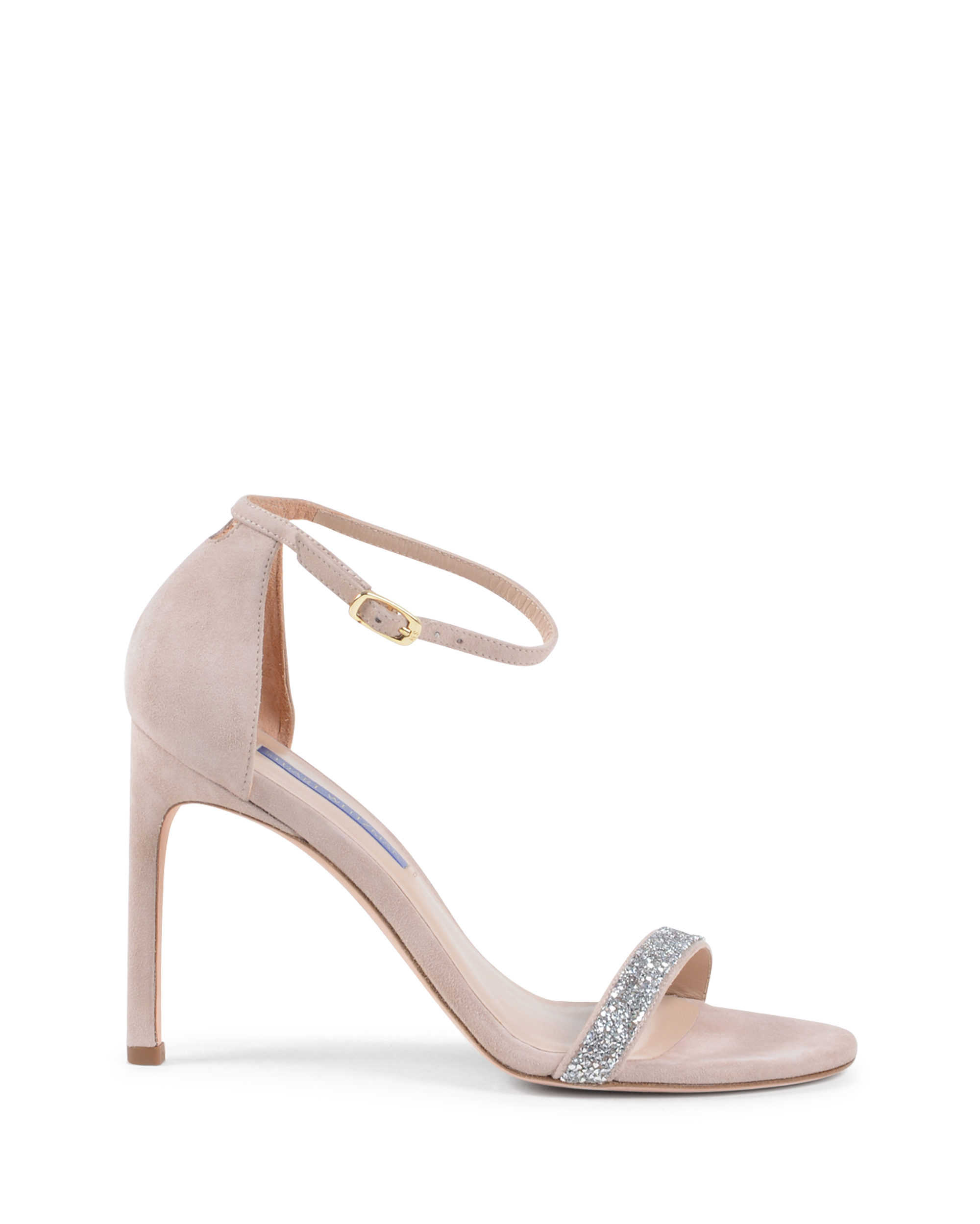Stuart Weitzman Sandalo con cinturino alla caviglia da donna Beige NUDISTSONG DOLCE