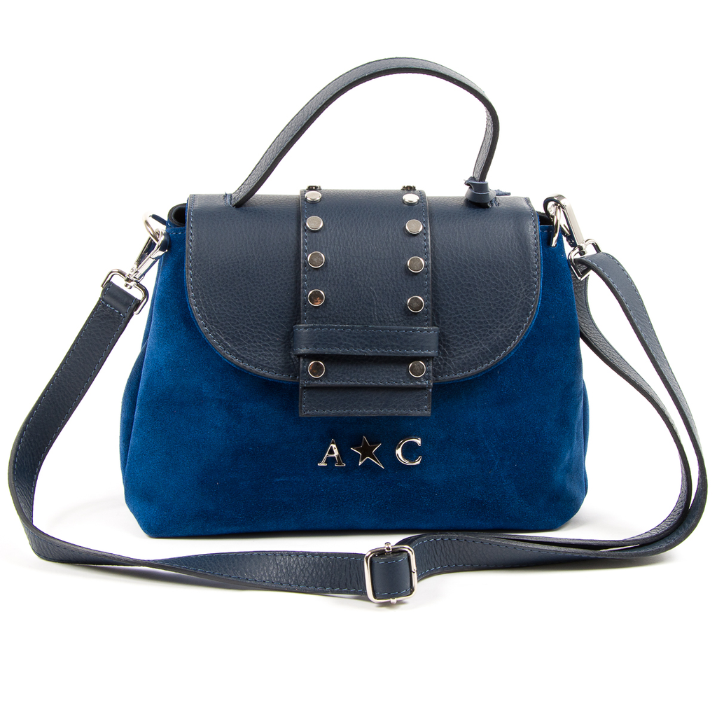 Borsa a mano da donna Andrew Charles blu PAMELA