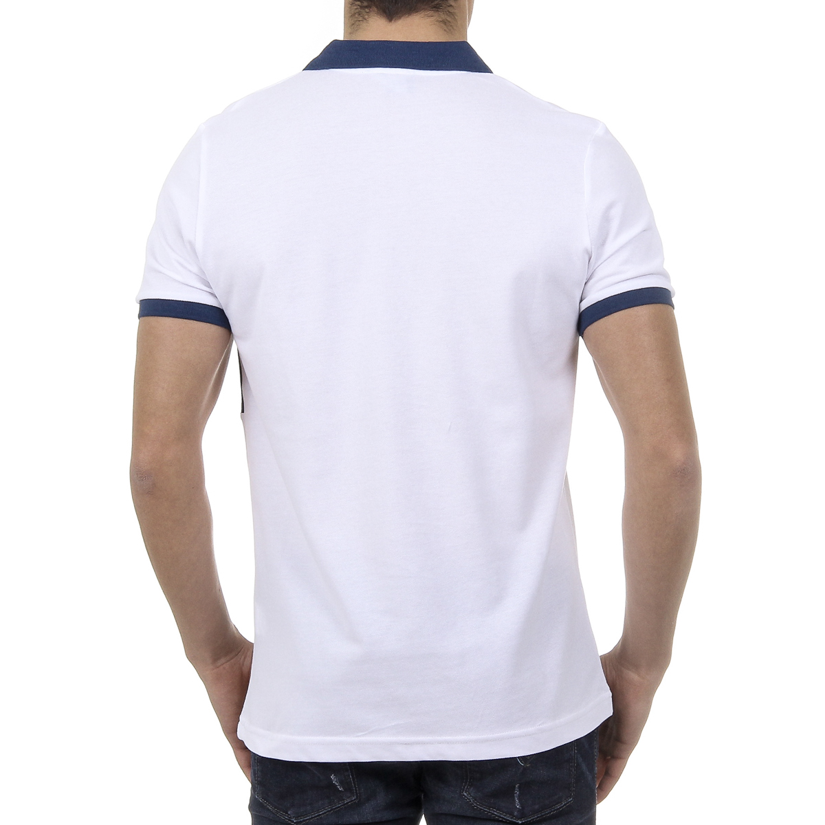 Polo da uomo a maniche corte Ufford & Suffolk Polo Club US002 BIANCO