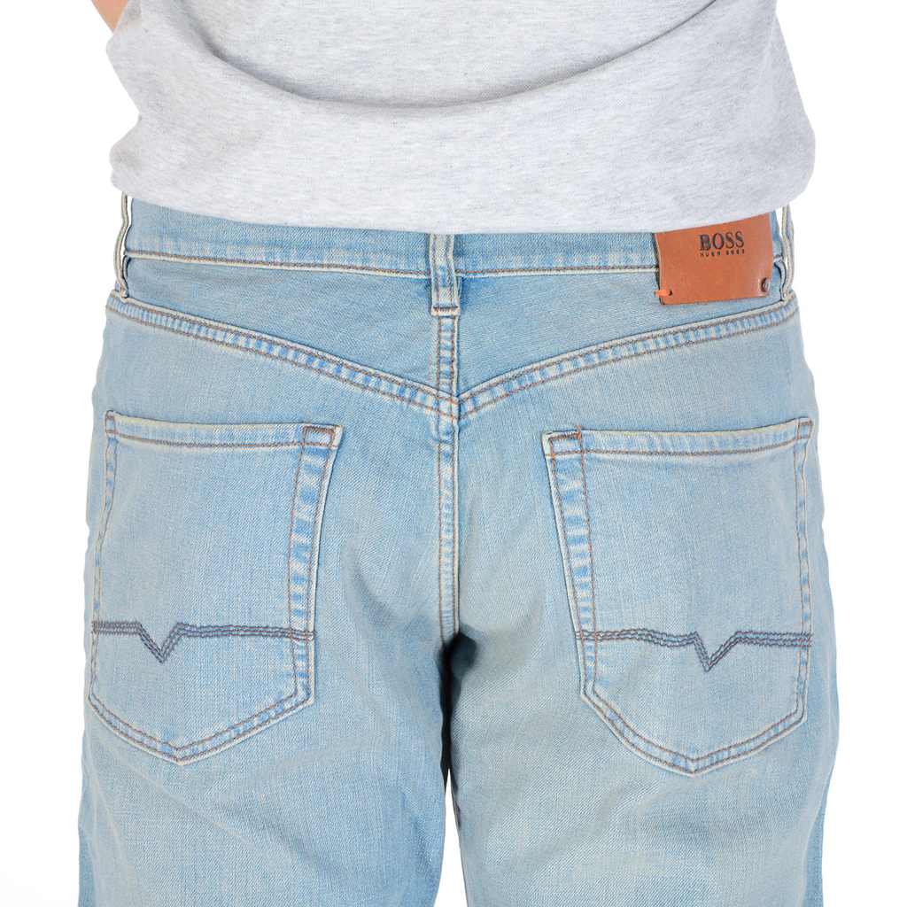 Jeans da uomo Hugo Boss Azzurro HB