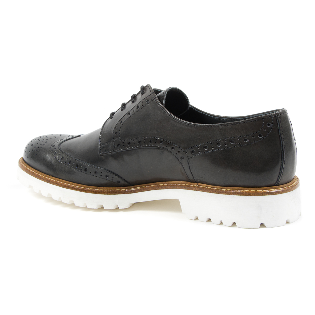 Andrew Charles Scarpe Brogue da uomo grigio scuro EDWIN