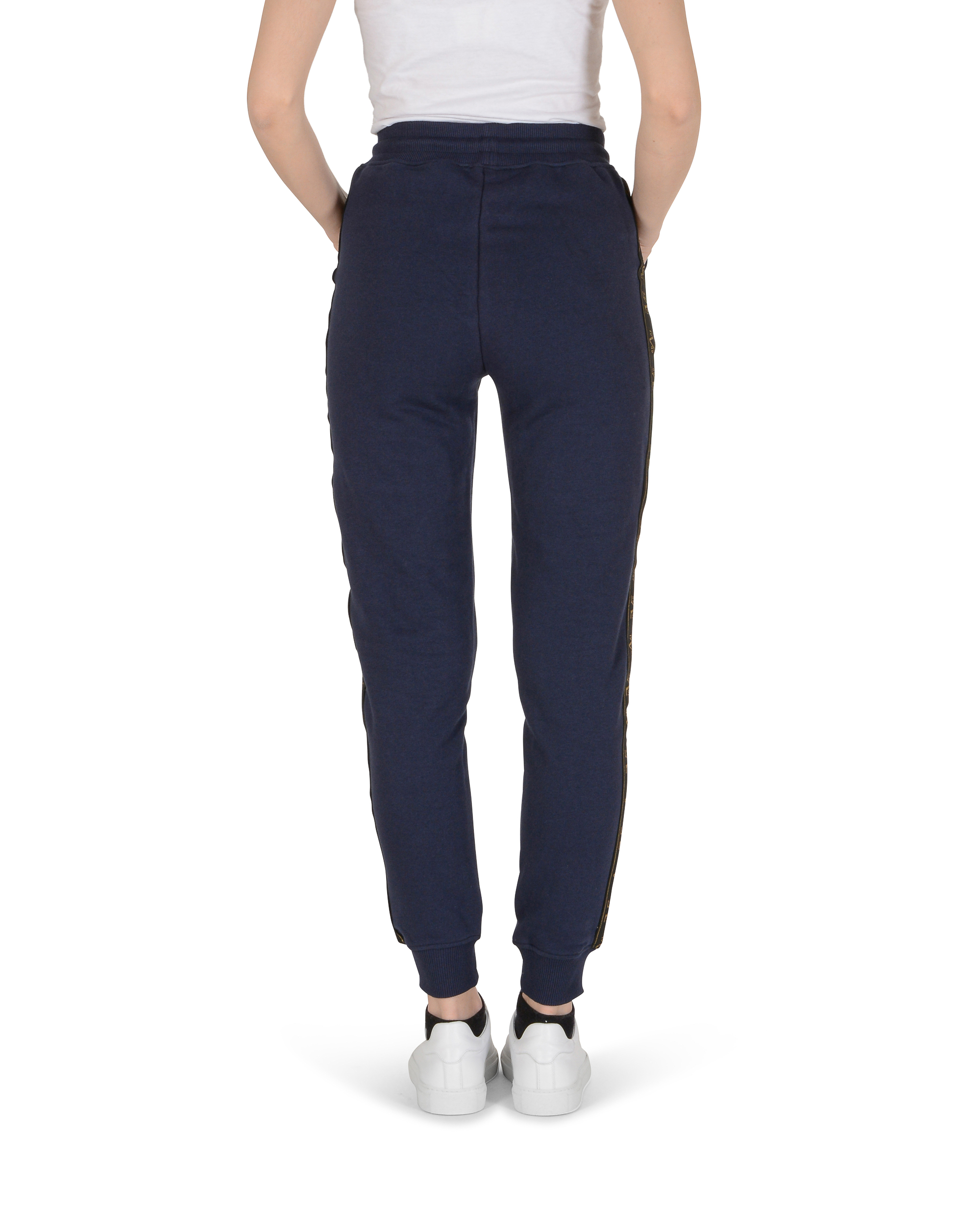 19V69 Italia Pantaloni Donna Blu Navy BIANCA BLU NAVY