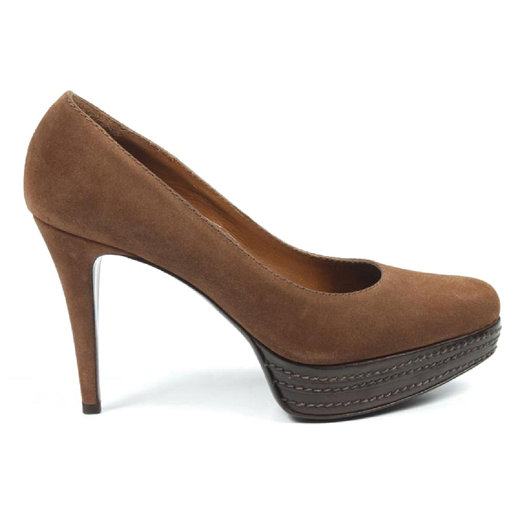 Décolleté da donna Sebastian Milano S4651 VELOUR SATTEL (AVANA)