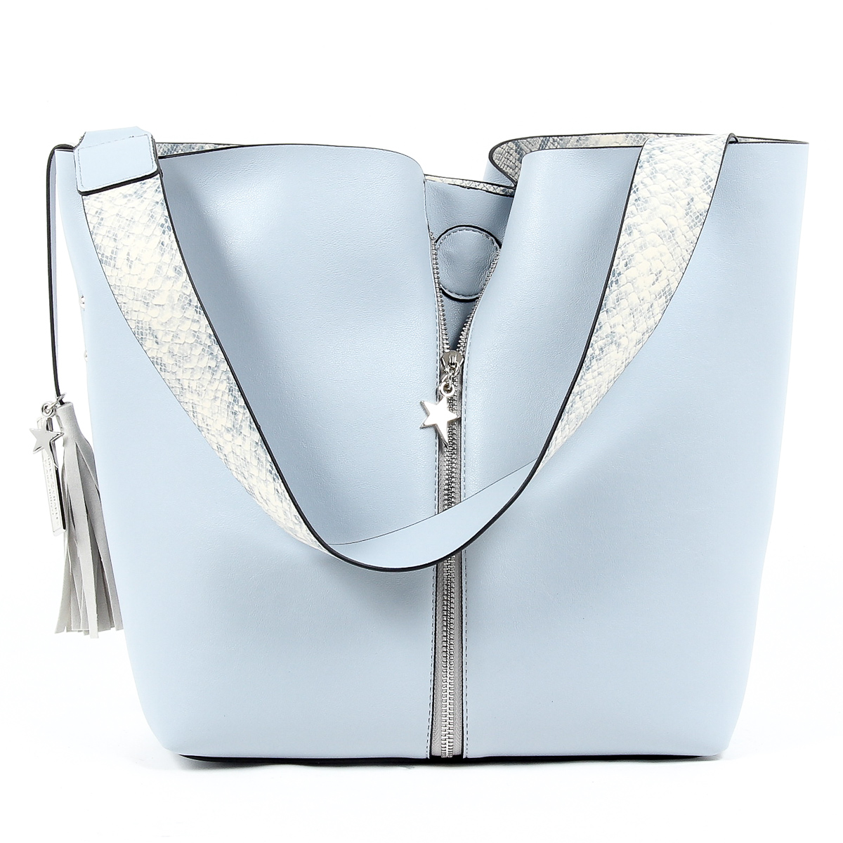 Borsa a mano da donna Andrew Charles Azzurro JANE