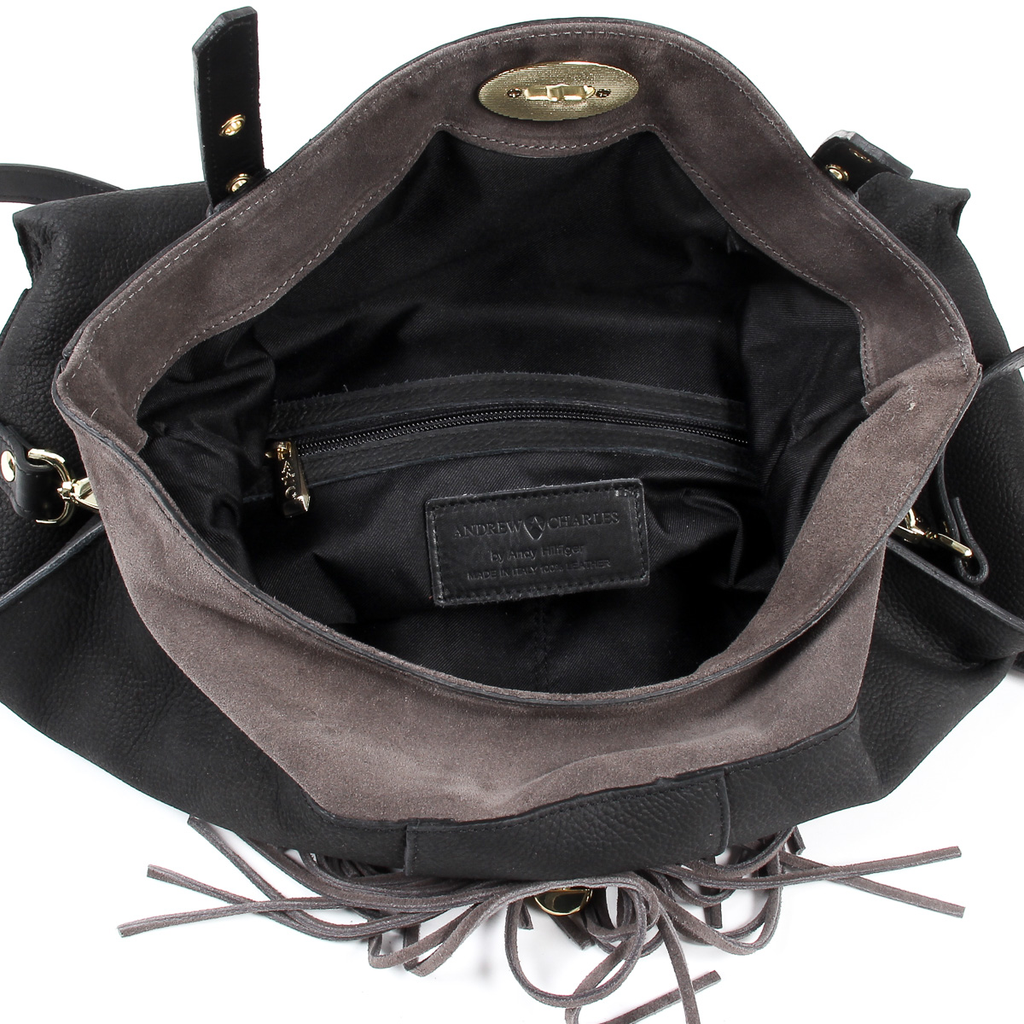 Borsa a mano da donna Andrew Charles nera LUCY