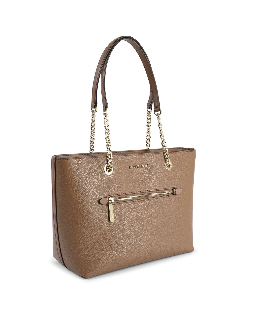 Borsa tote con catena e cerniera frontale di medie dimensioni Michael Kors 35F2GTTT2L LUGGAGE