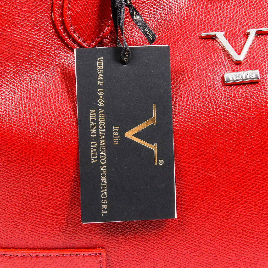 Borsa da donna V 1969 Italia V013-S PALMELLATO ROSSO