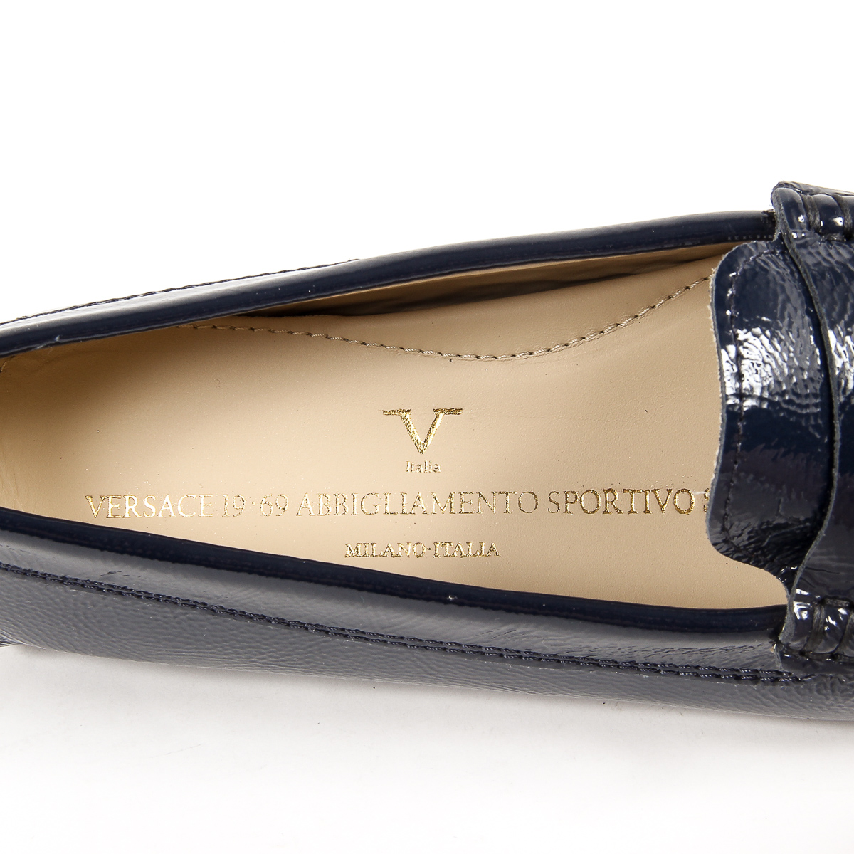 V 1969 Italia Mocassino da donna blu AMALFI
