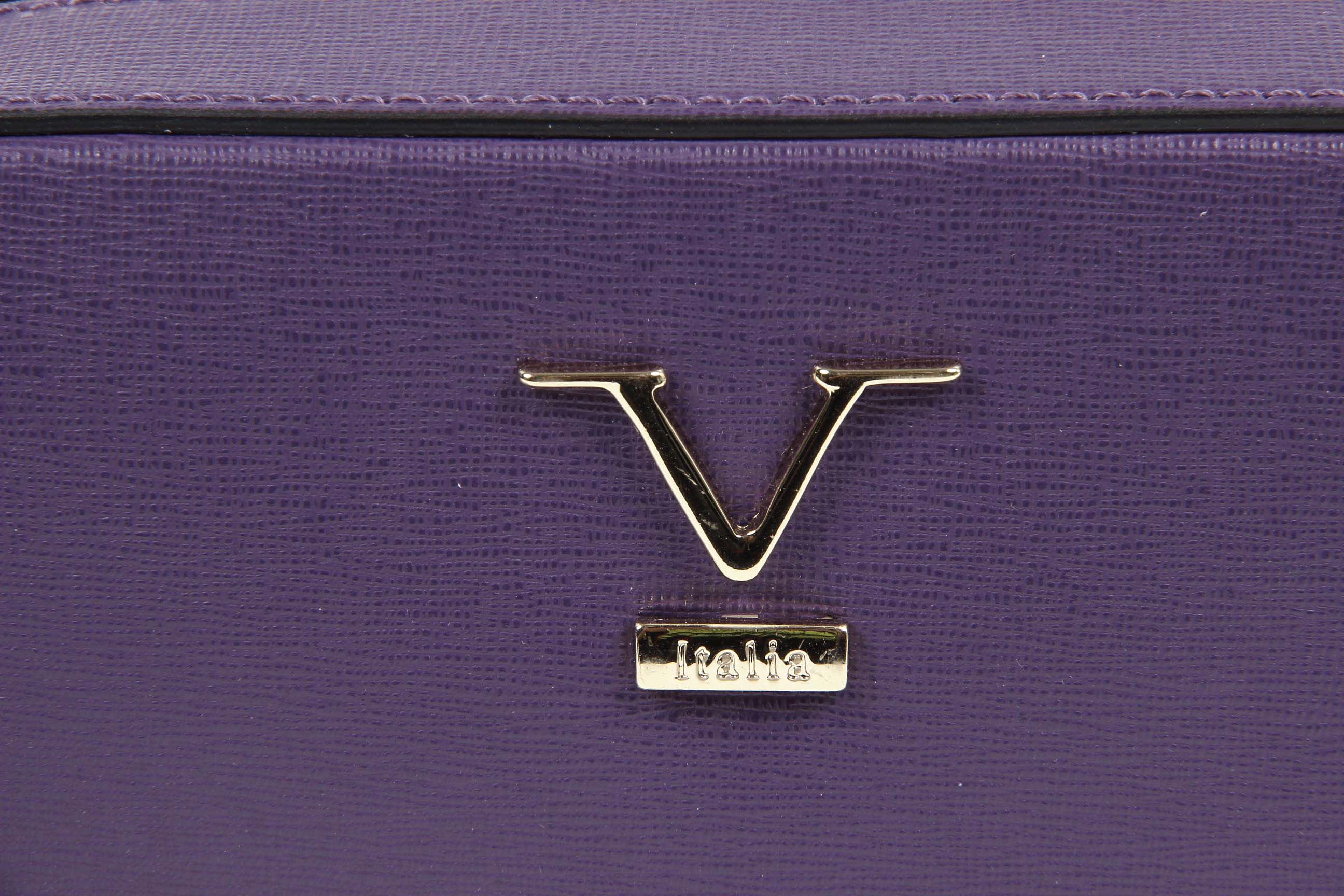 V 1969 Italia Borsa da donna V001 SAFFIANO VIOLA