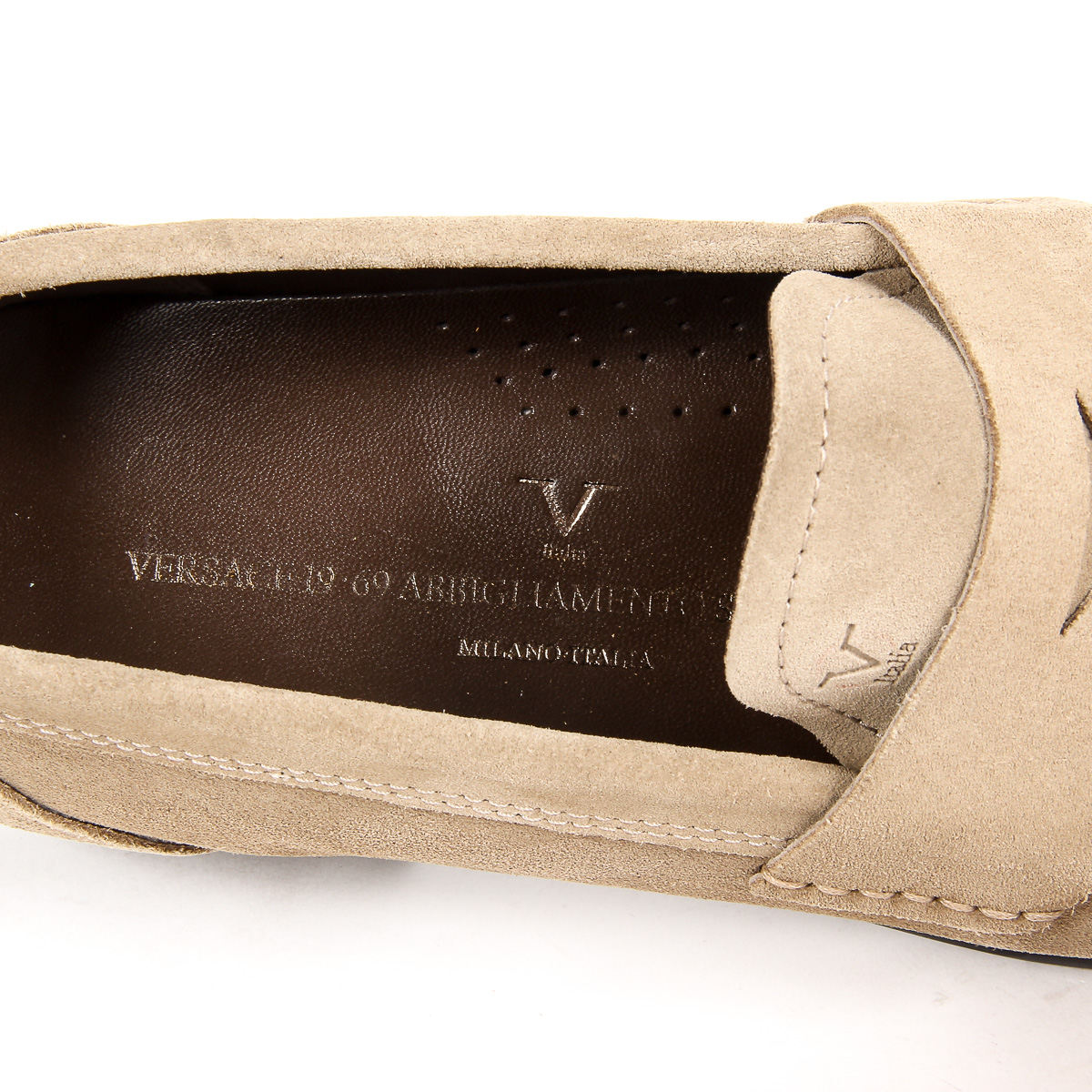 V 1969 Italia Mocassino da uomo Beige LEONARDO