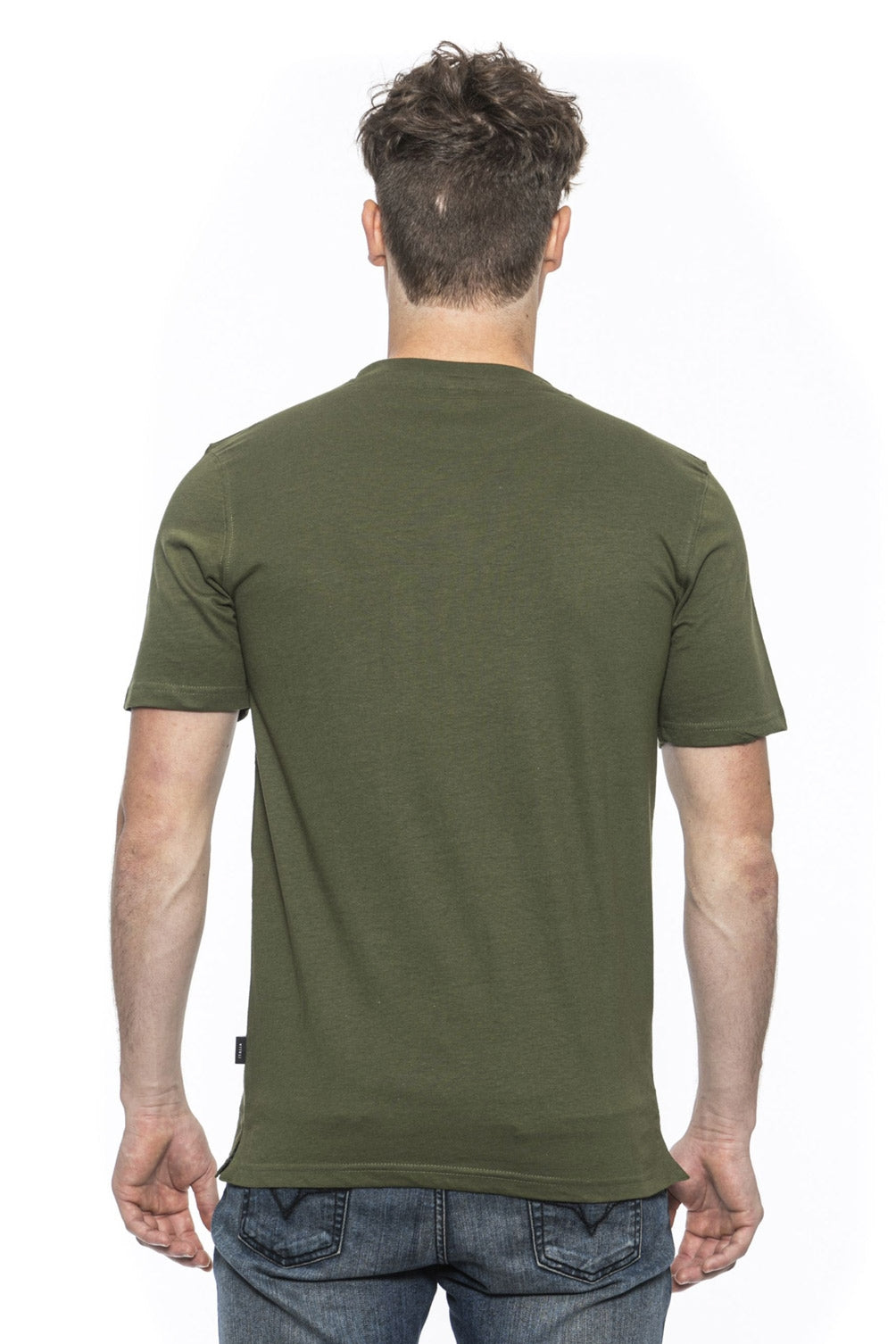 19V69 Italia T-shirt da uomo verde IVAN OLIVE