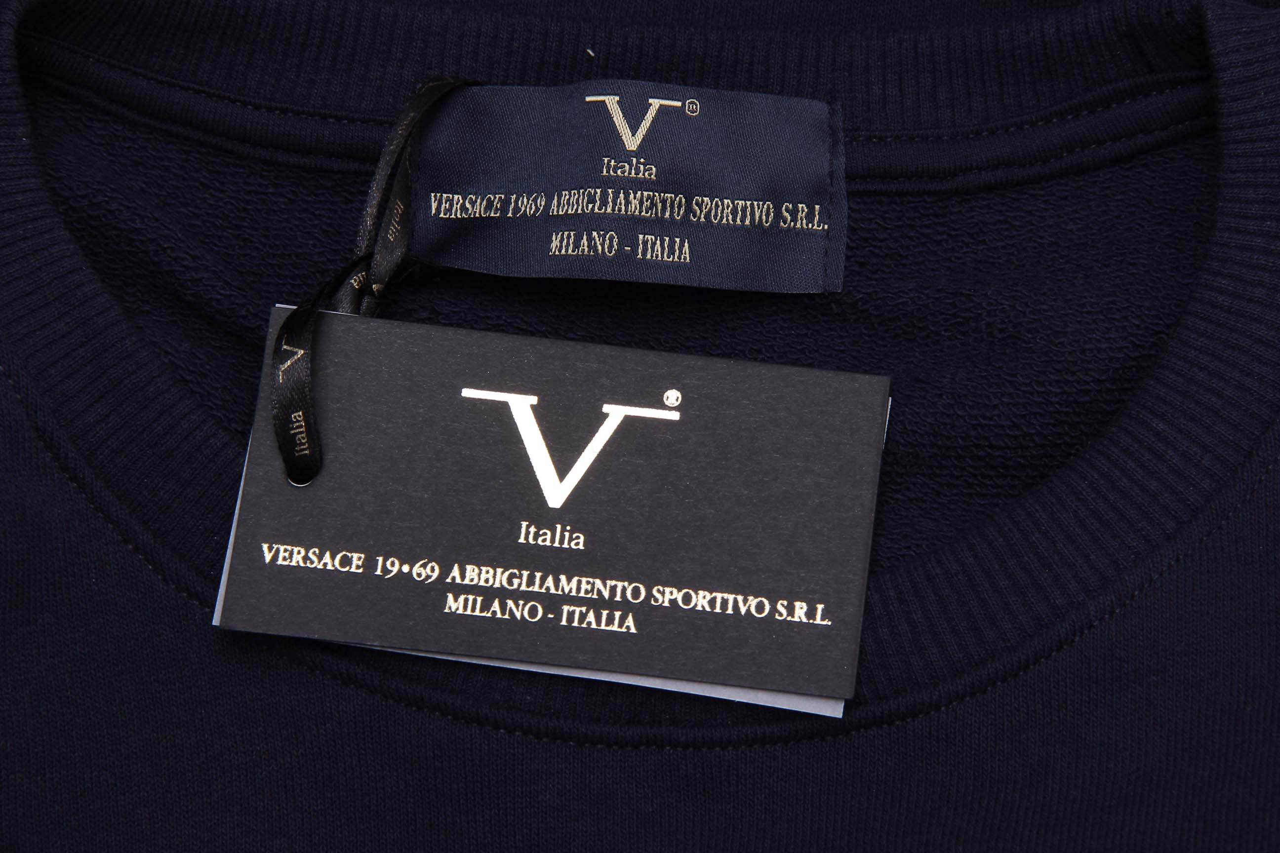 V 1969 Italia Maglione Uomo ART. 4469 BLU SCURO
