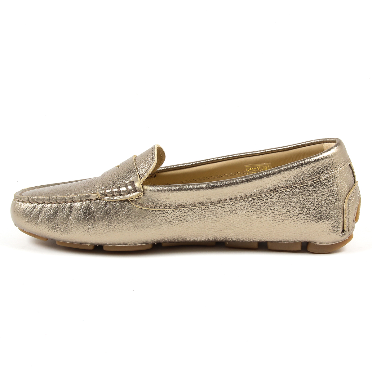 V 1969 Italia Mocassino da donna oro AMALFI
