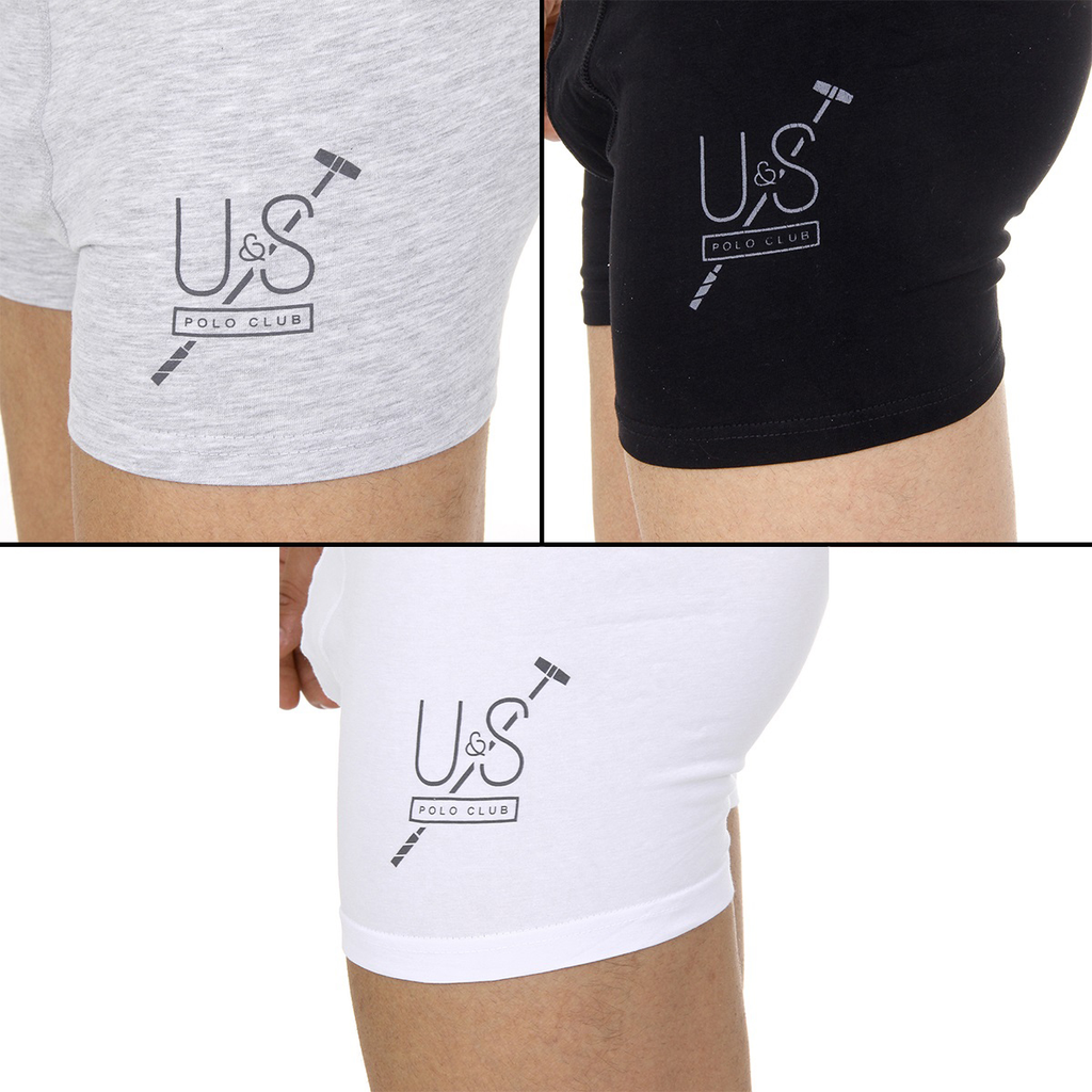 Boxer da uomo Ufford & Suffolk Polo Club, confezione da tre, colore: US300
