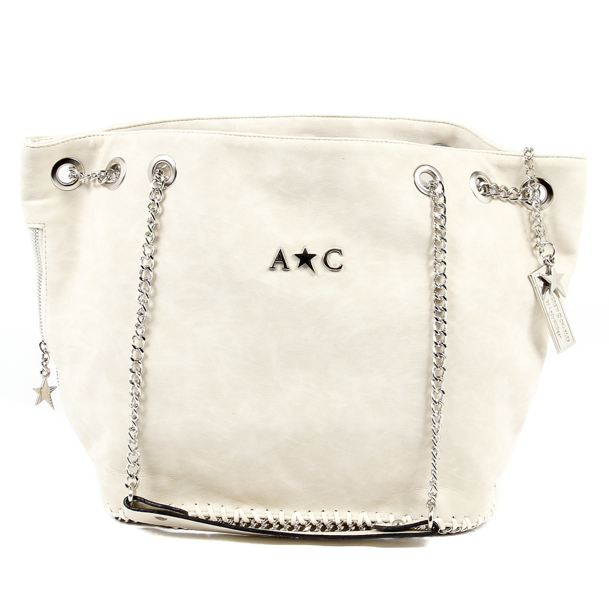 Borsa a mano da donna Andrew Charles Beige KIARA