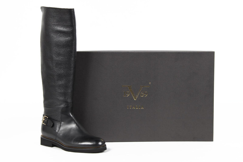 Stivali donna V 1969 Italia B1491 CERVO NERO