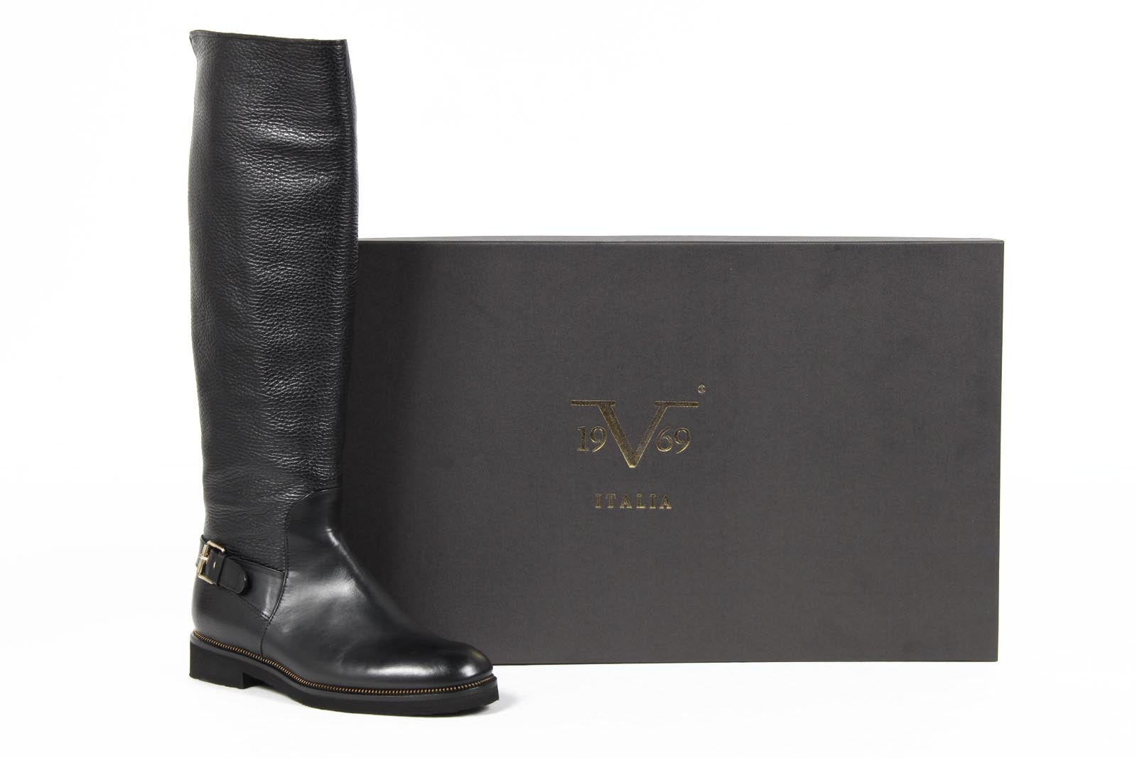 Stivali donna V 1969 Italia B1491 CERVO NERO