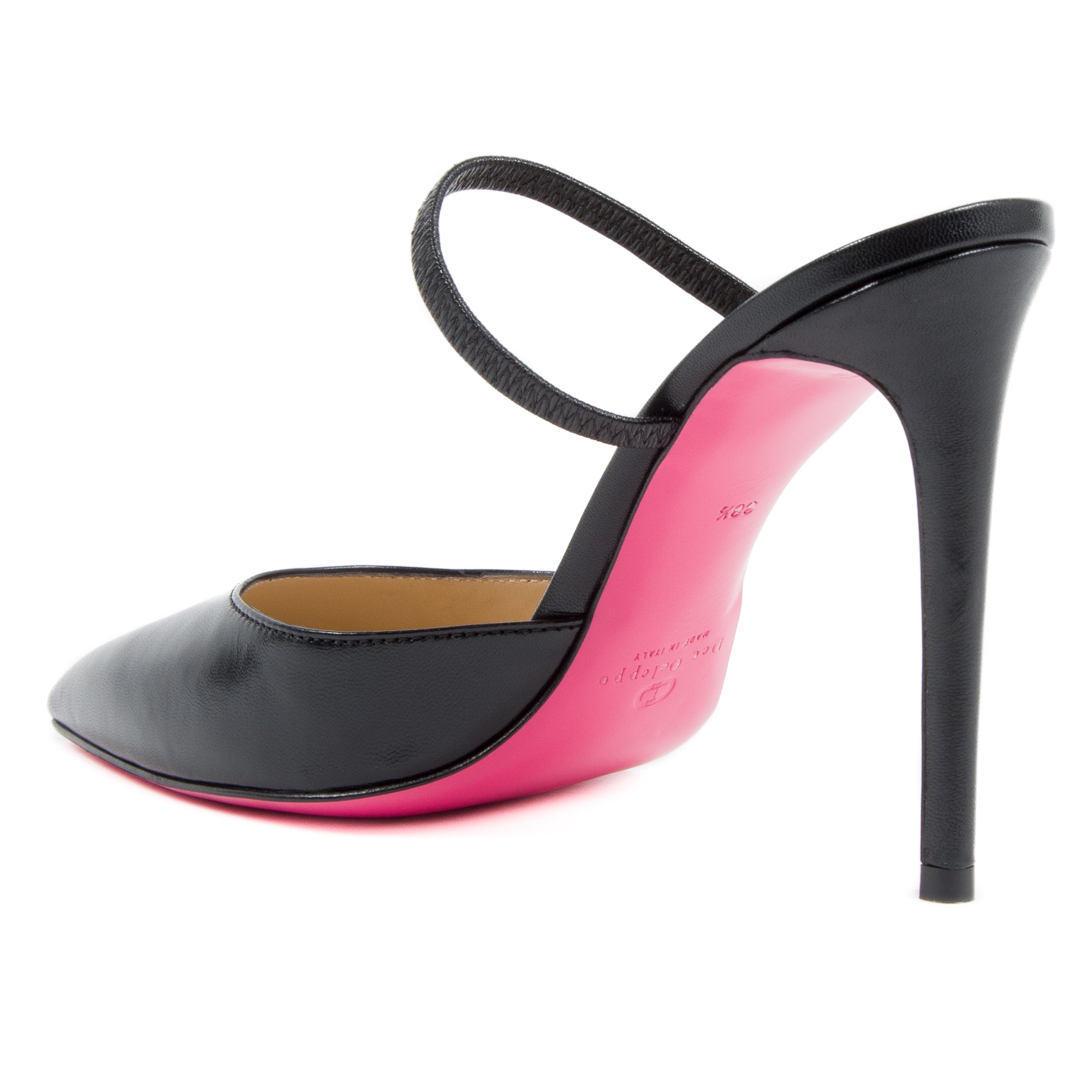 Slingback a punta con cinturino musicale da ballo