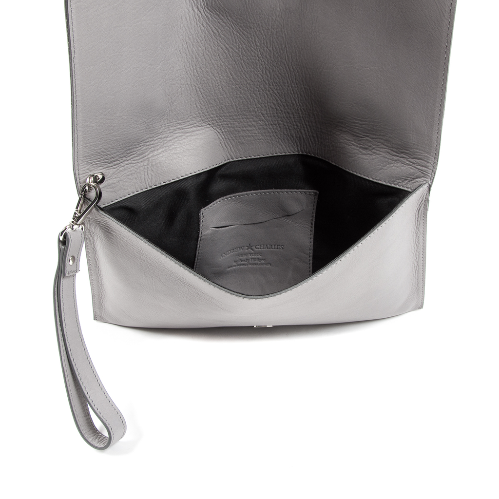 Borsa a mano da donna Andrew Charles grigia CORY