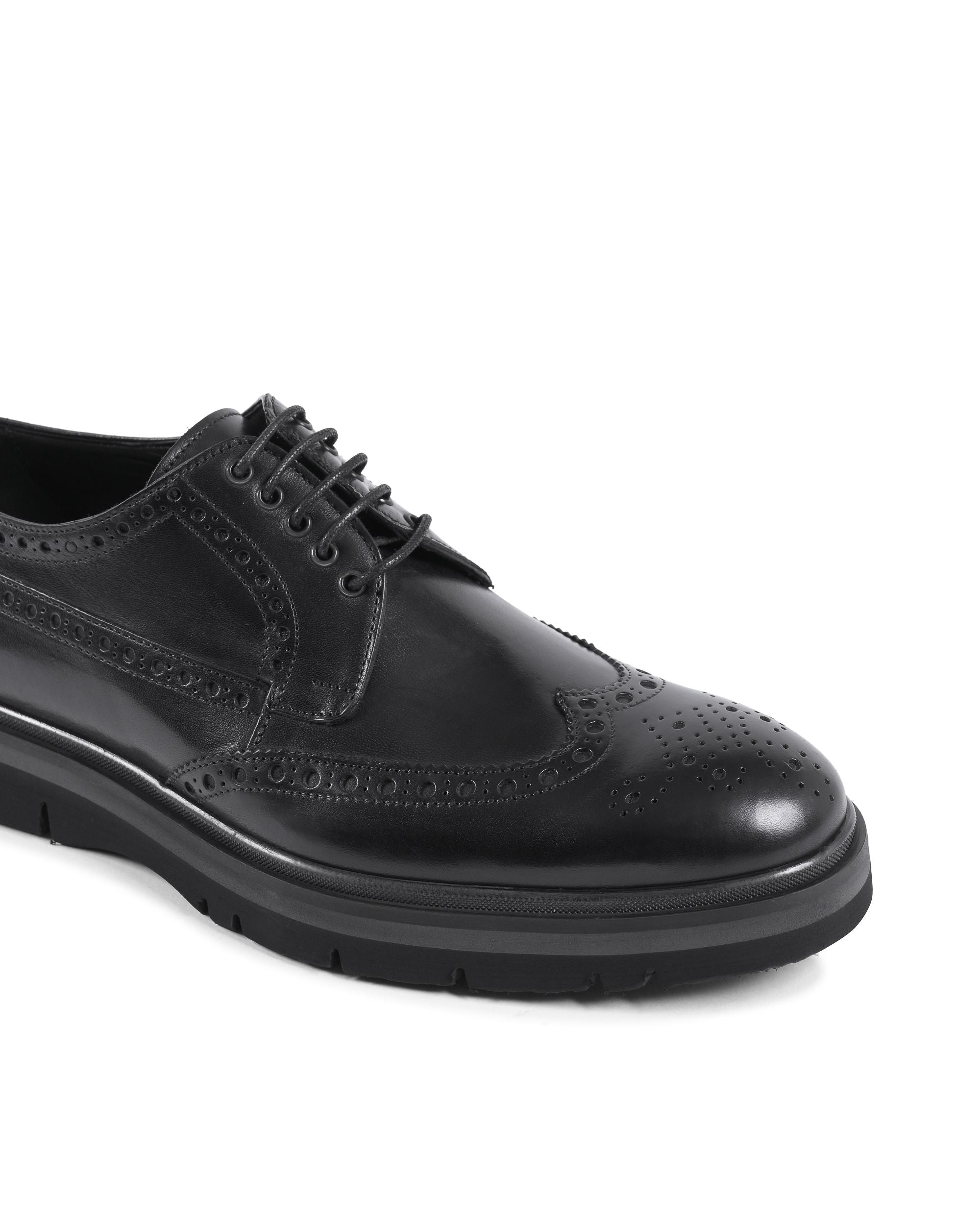 Scarpe brogue da uomo Dee Ocleppo EB138 VITELLO NERO