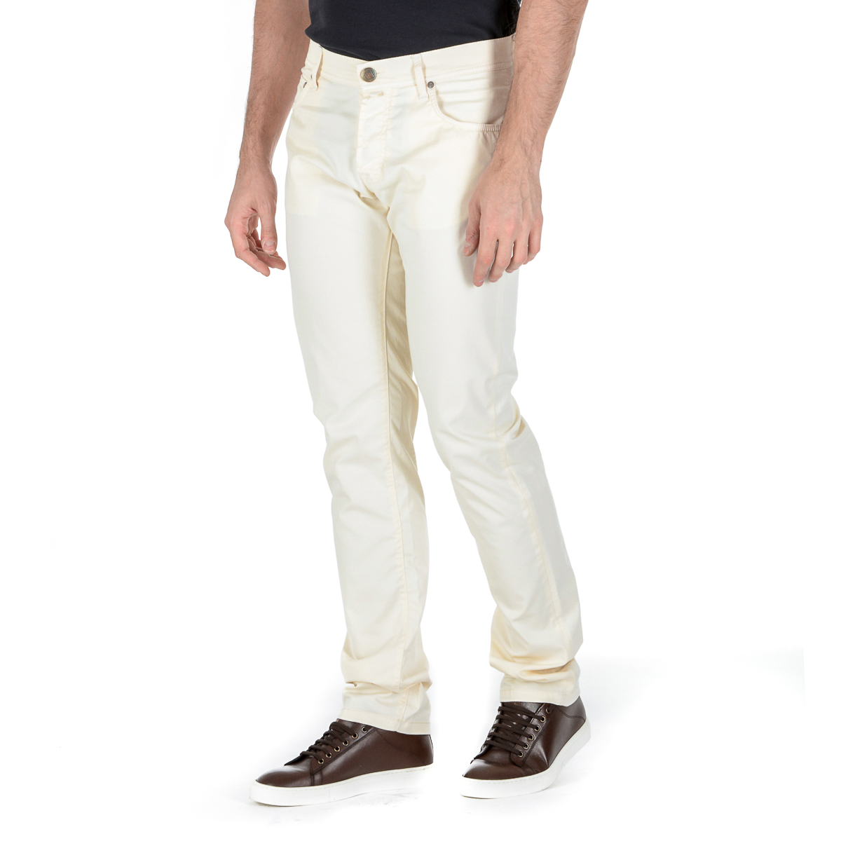 Corneliani Pantaloni Uomo Beige