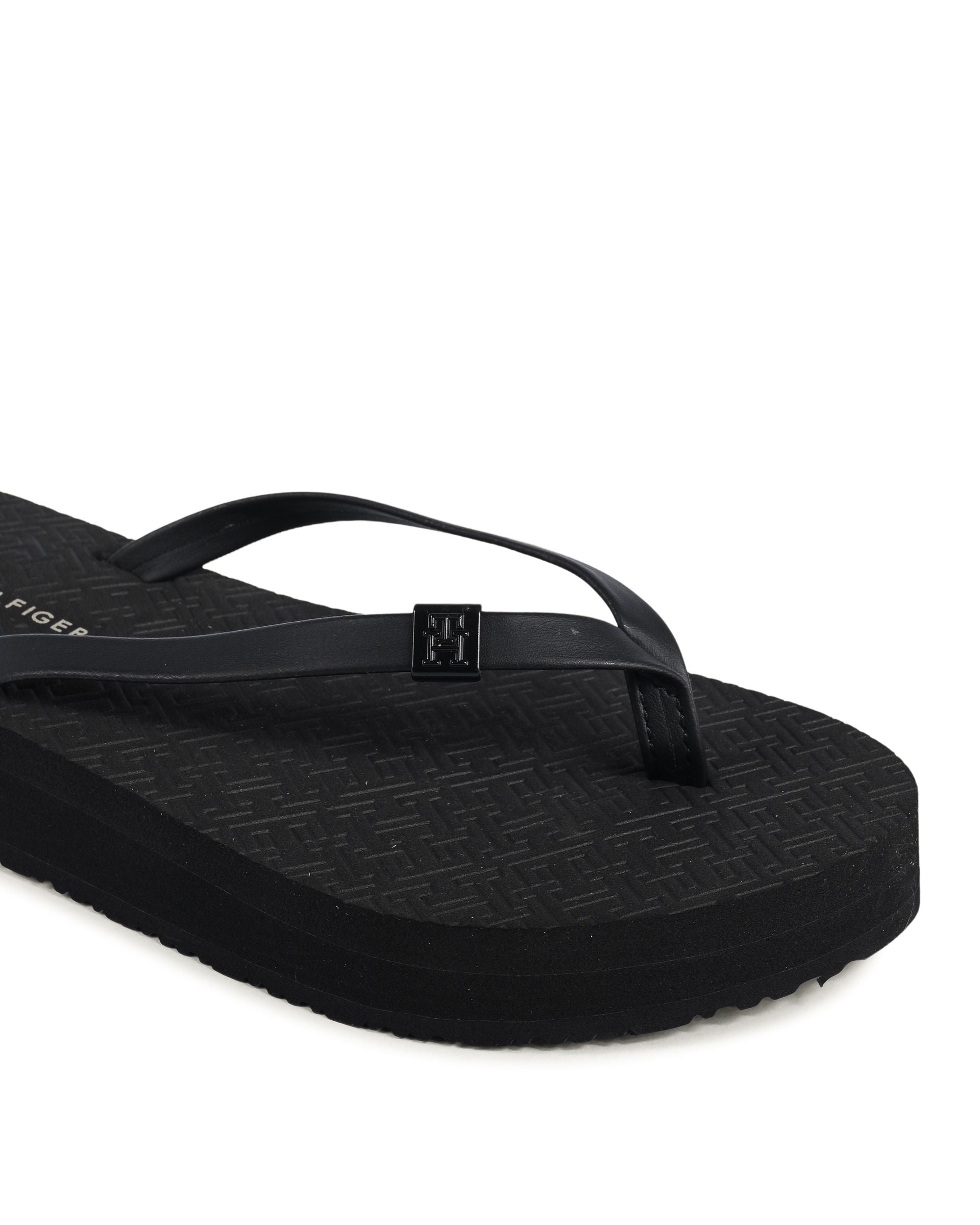 Tommy Hilfiger Infradito da donna Nero FW0FW07854BDS