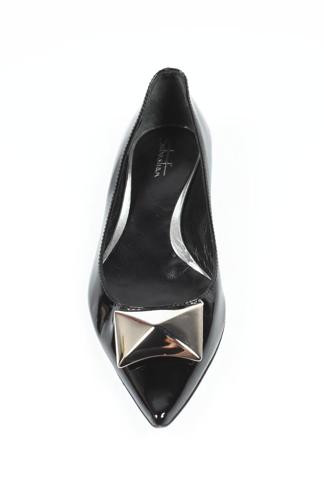 Ballerina da donna Sebastian Milano S2914M VERNICE NERA+NIKEL