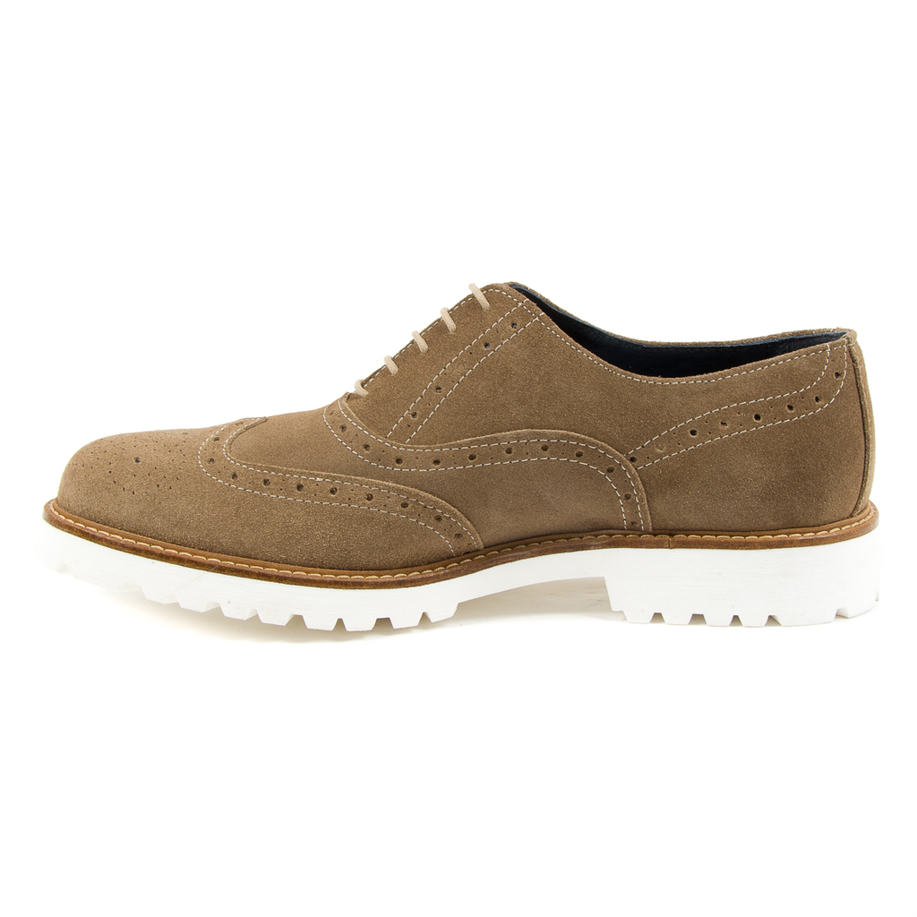 Andrew Charles Scarpe Brogue da Uomo Taupe LUIS