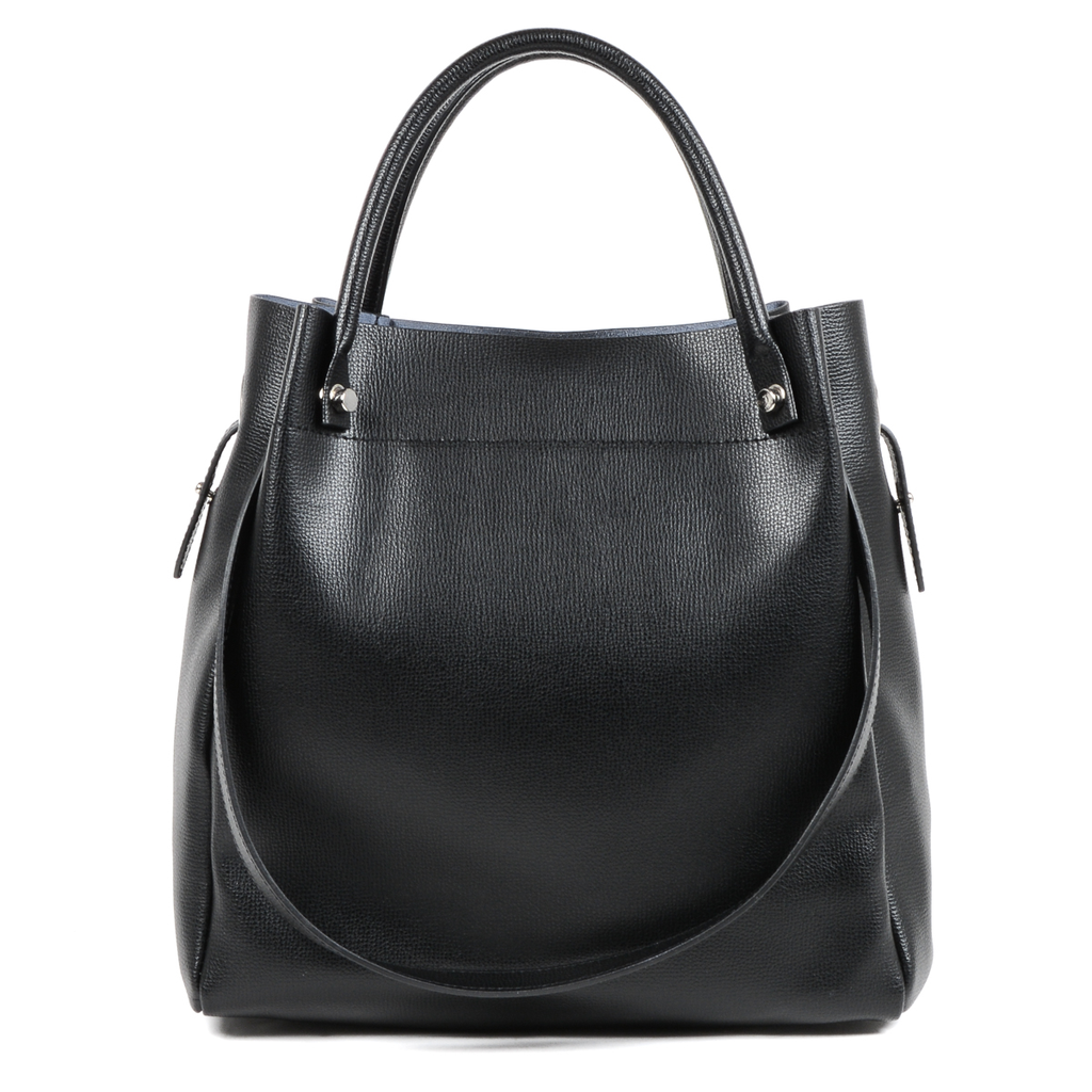 V 1969 Italia Borsa da donna nera ALESSIA