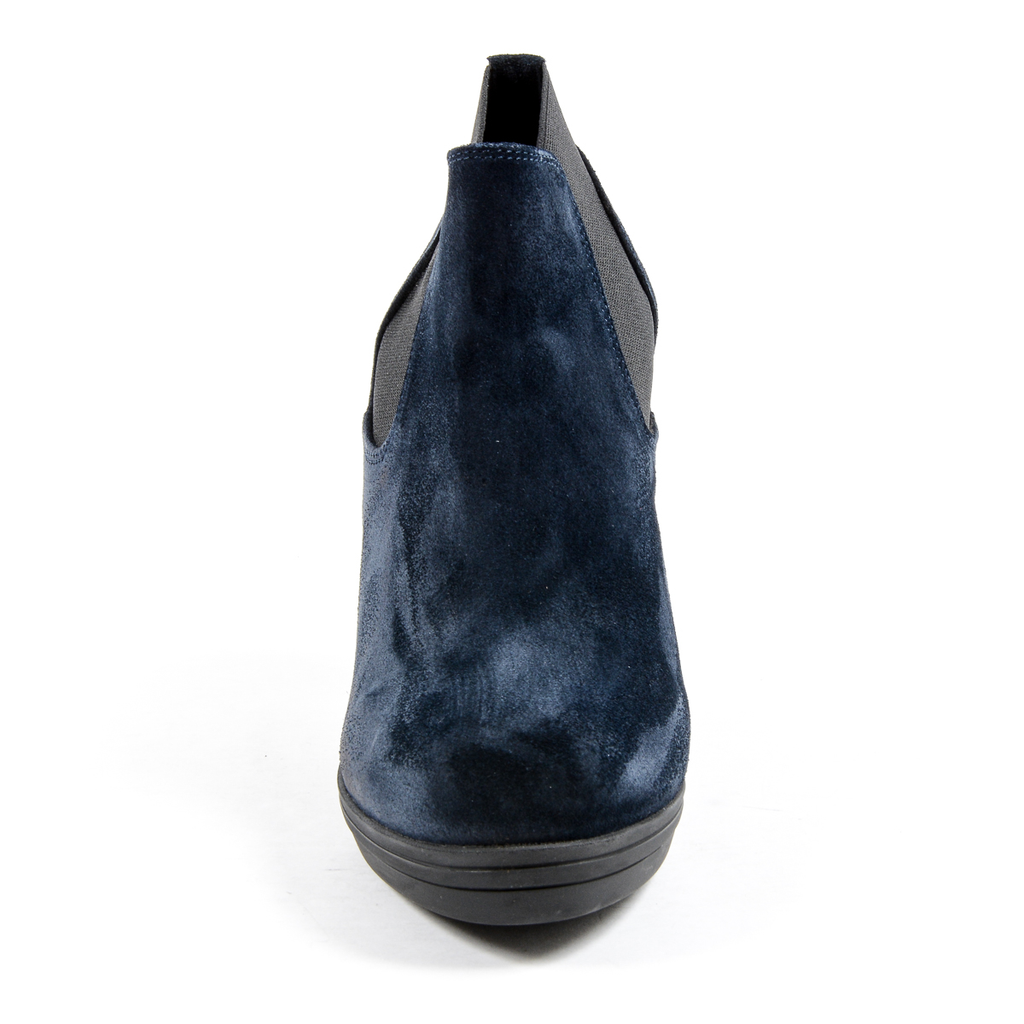 V 1969 Italia Stivaletto con tacco da donna blu GRACY