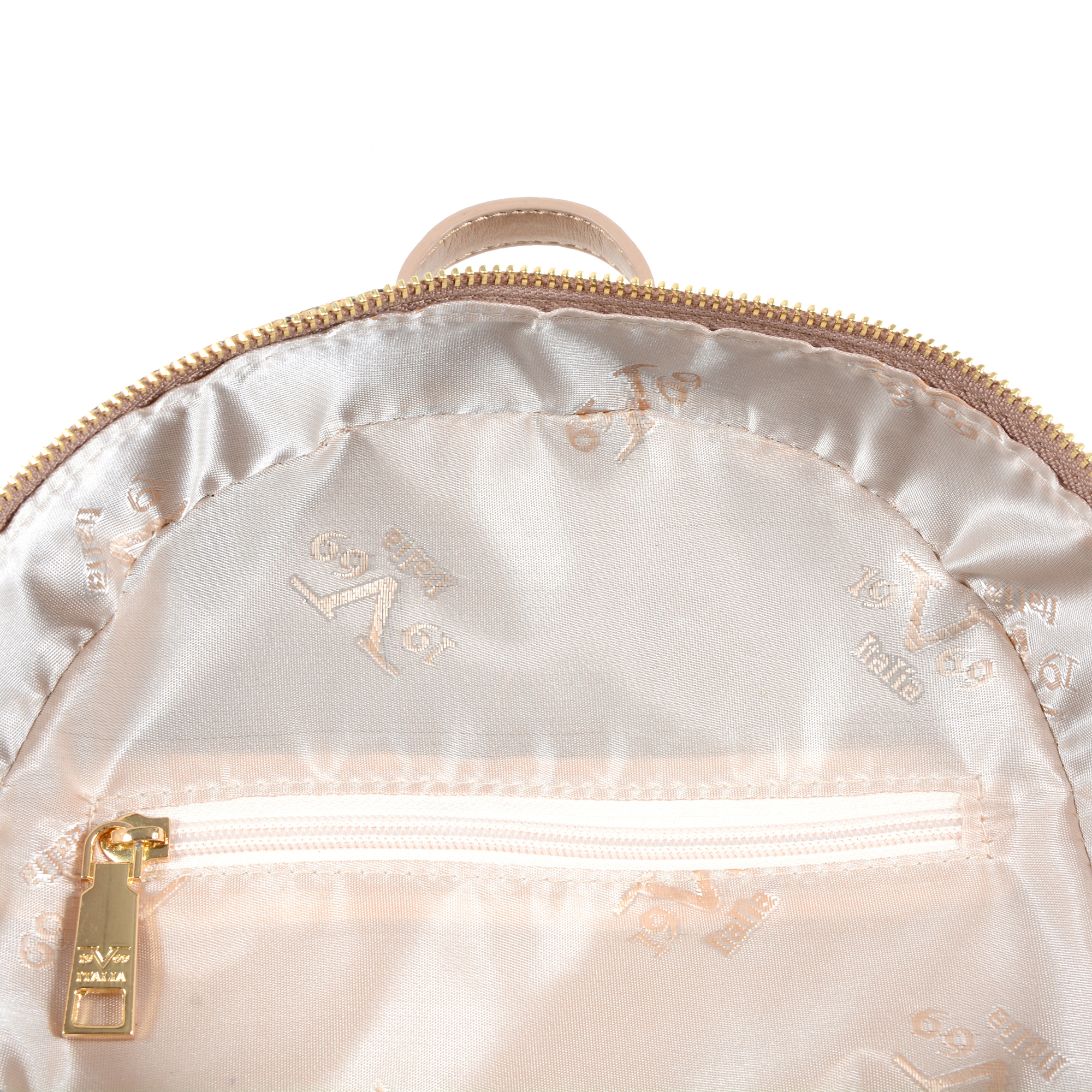 19V69 Italia Zaino Donna Multicolore 5012 PYTHON MARRONE ORO