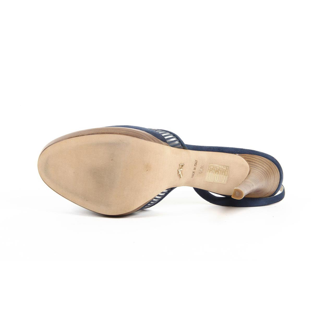 Sandalo con cinturino posteriore da donna Alexandra Neel LILLY AL831 SUEDE BLUE