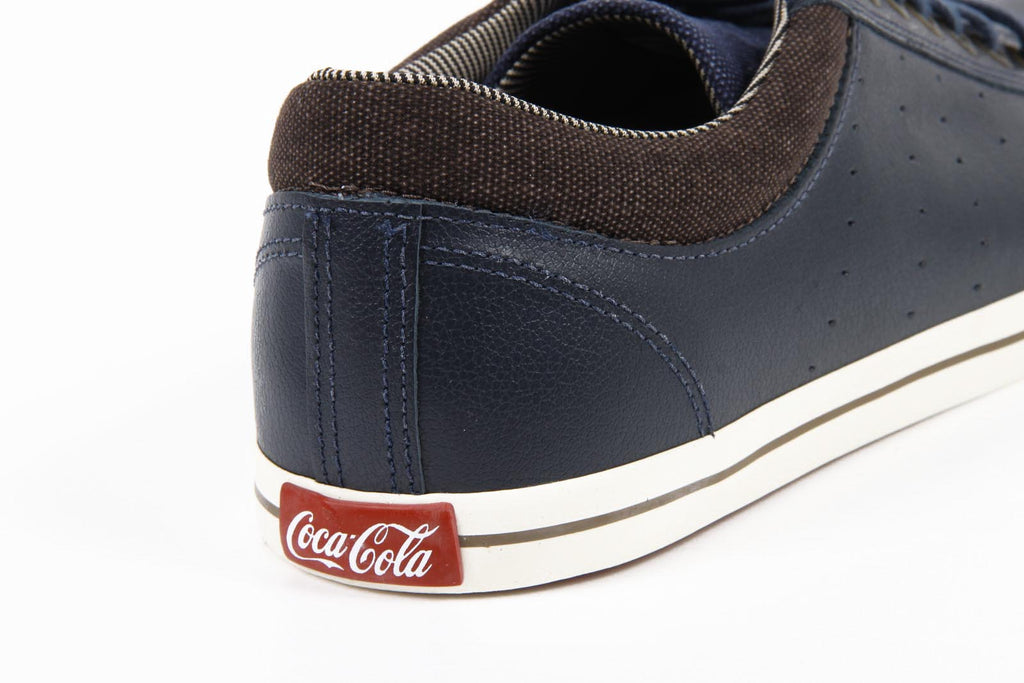 Scarpe da ginnastica da uomo Coca Cola CCA0747 CASUAL BUFALINO II PETROLE