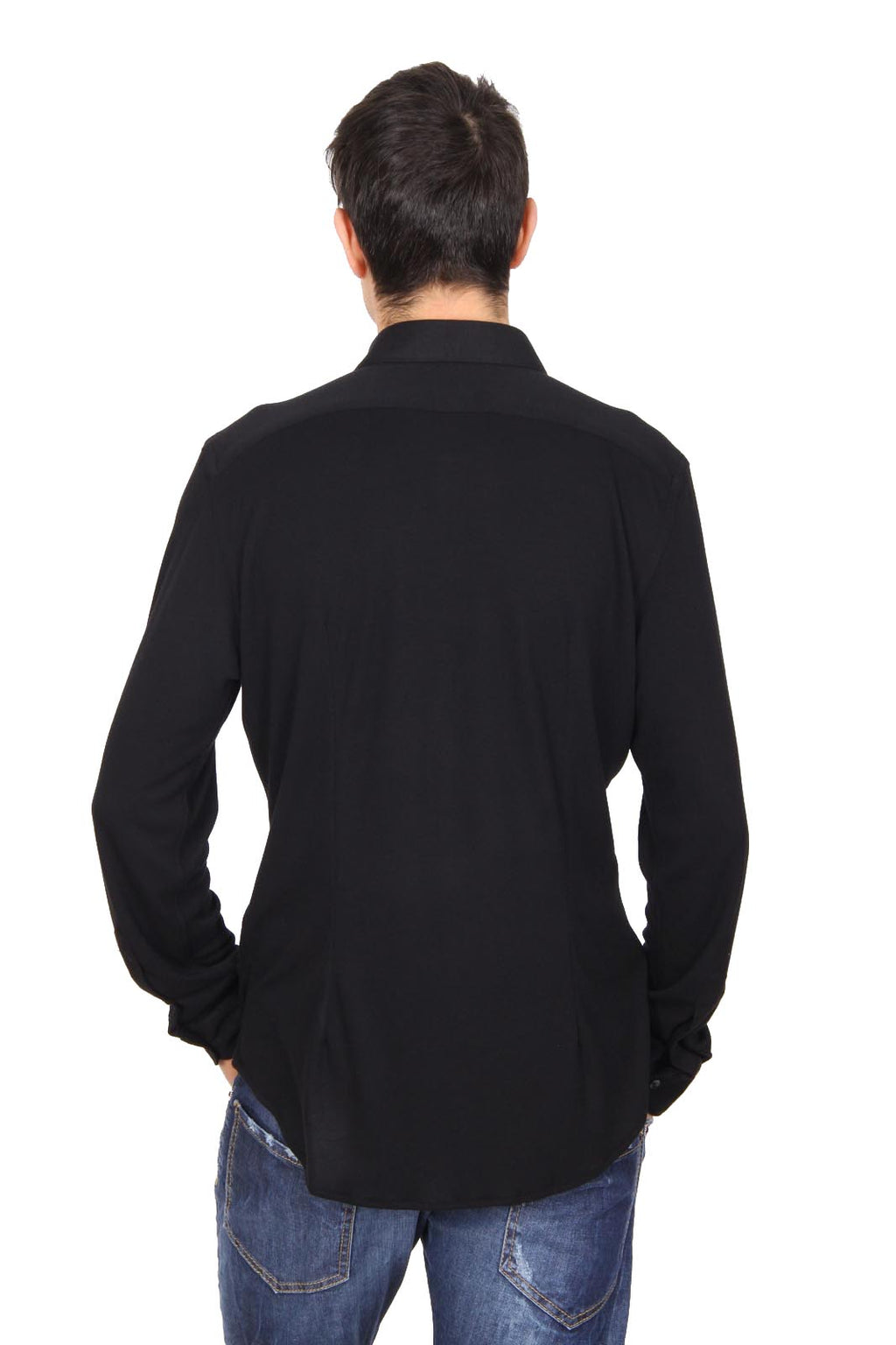 V 1969 Italia maglia a maniche lunghe da uomo Paris Jersey Nero