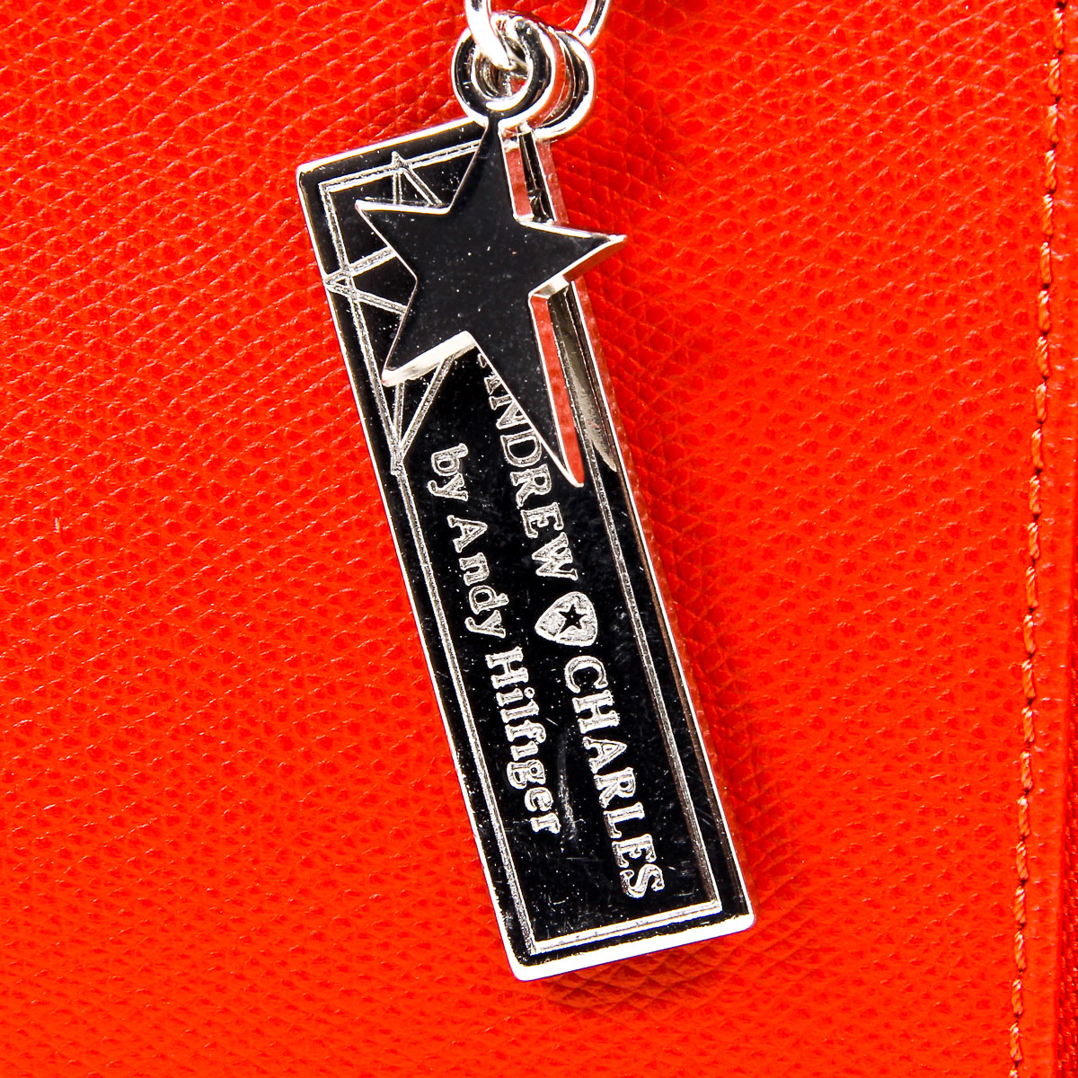 Borsa a mano da donna Andrew Charles rossa ETHEL