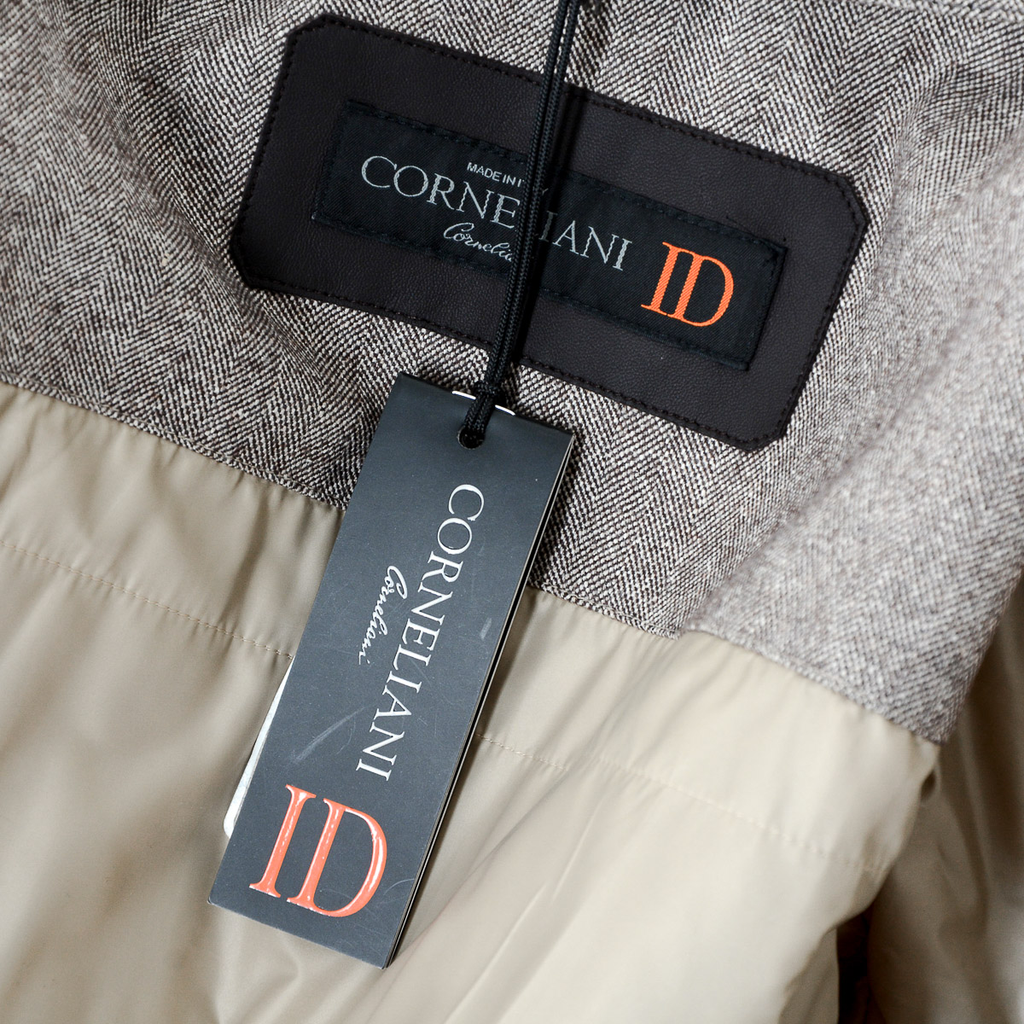 Corneliani Giacca Uomo Maniche Lunghe Grigio Chiaro