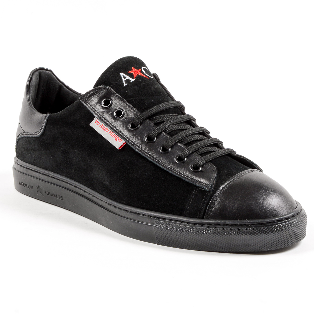 Andrew Charles Sneaker da uomo nere TOM
