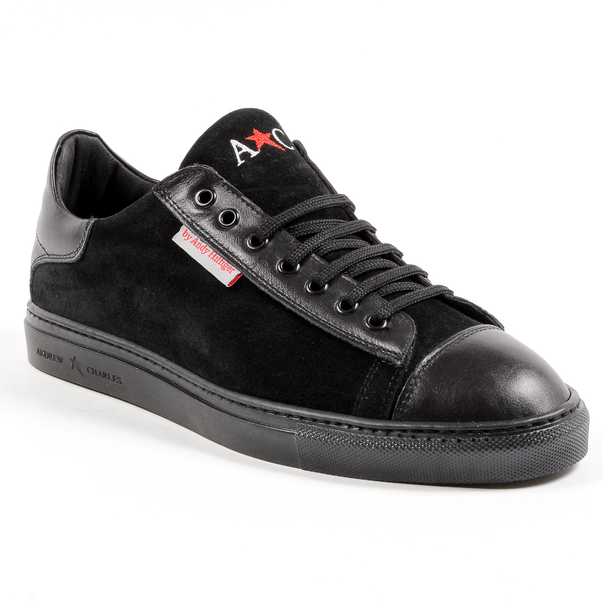 Andrew Charles Sneaker da uomo nere TOM