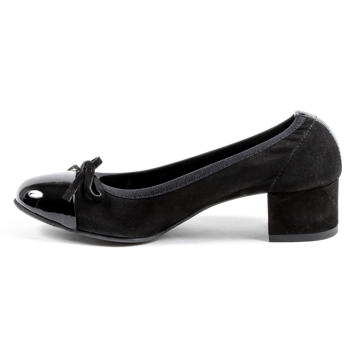 V 1969 Italia Womens Ballerina Black ROMINE
