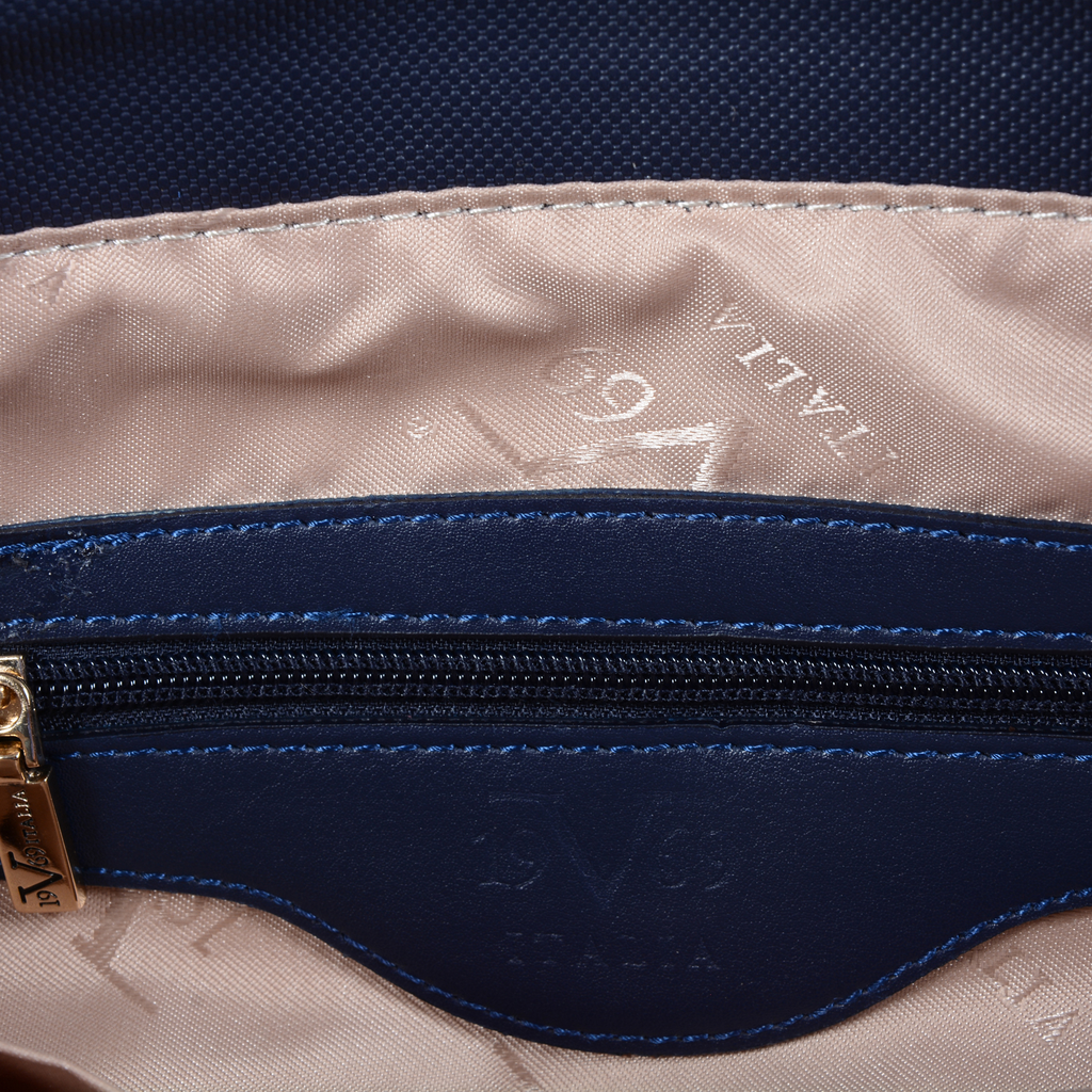 Borsa a mano da donna V Italia Blu scuro 3301 BLU NAVY