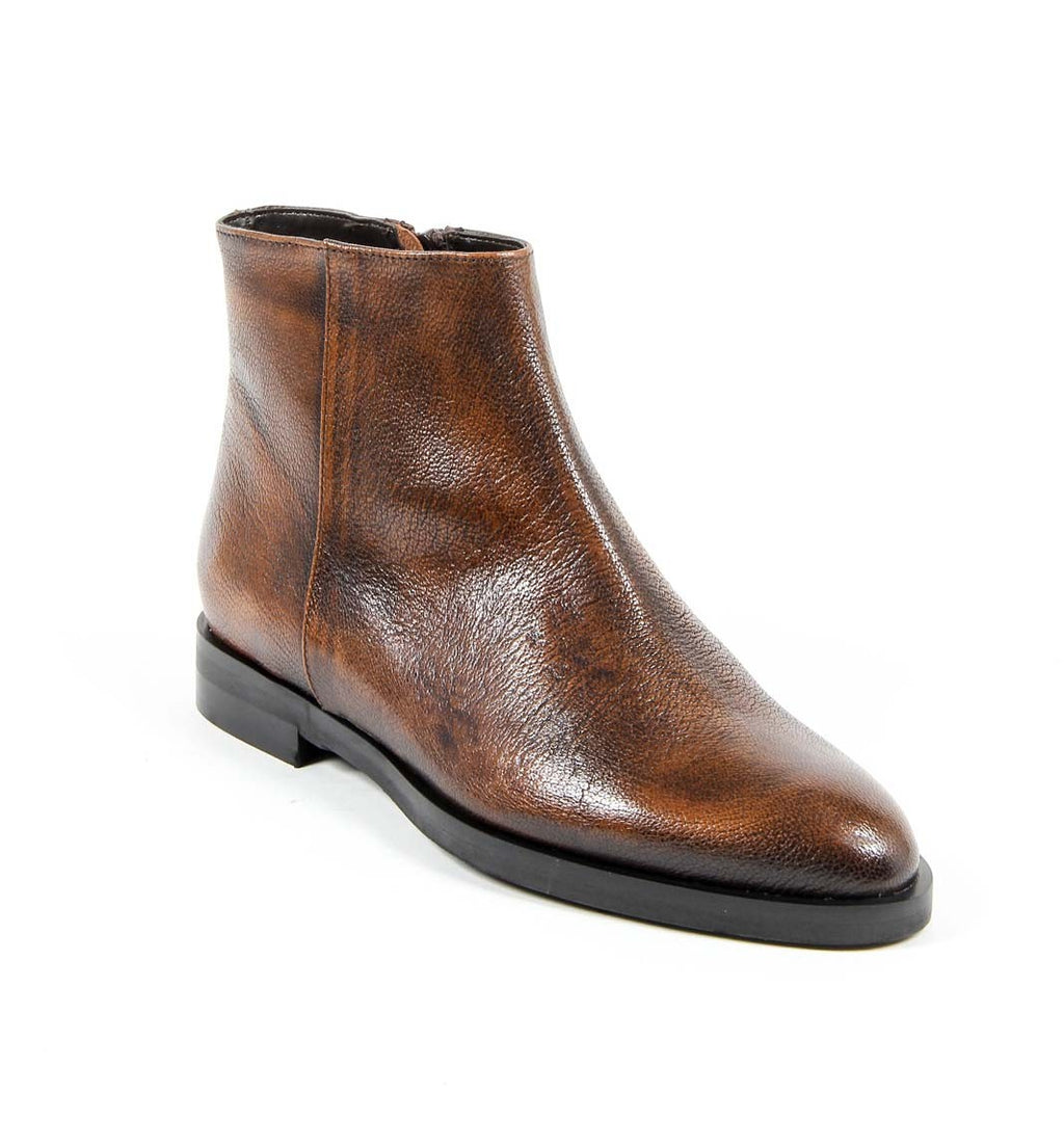 V 1969 Italia Womens Ankle Boot B1993 VITELLO BOTTOLATO RUST