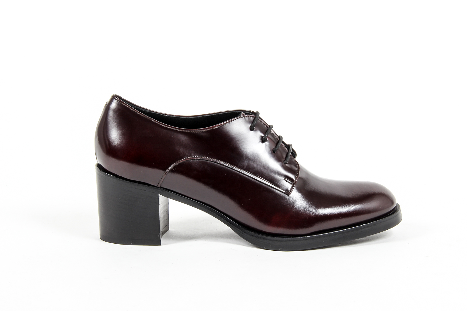 V 1969 Italia Scarpe Oxford con tacco da donna Bordeaux RITZ