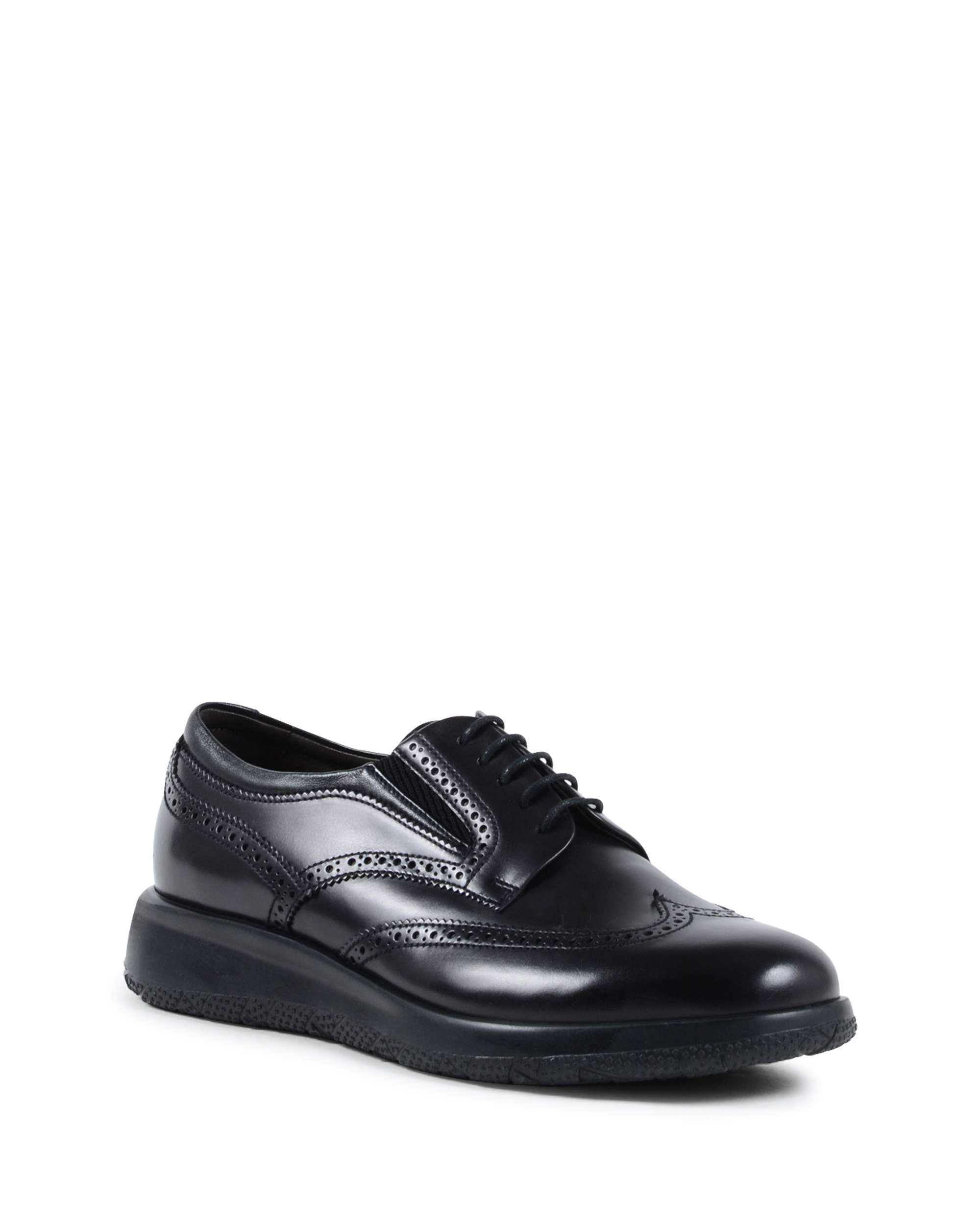 Fratelli Rossetti Scarpe Stringate da Uomo Nere 45976 LEICESTER NERO