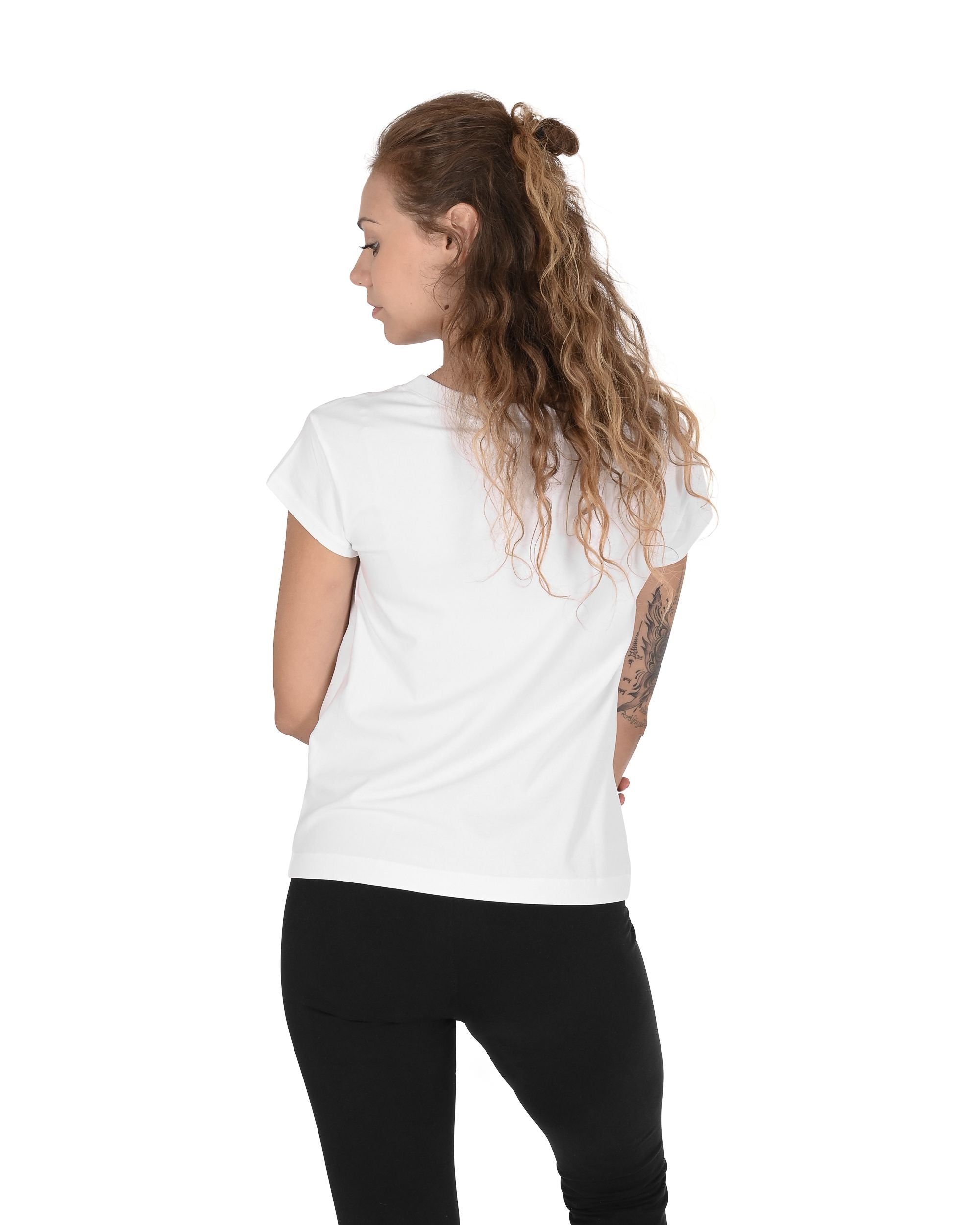 T-shirt da donna Love Moschino W 4 F30 2O E 2264 A00 BIANCO OTTICO