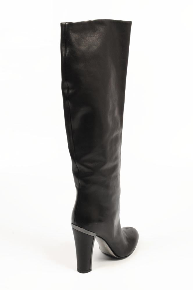 Stivale alto da donna Sebastian Milano S4588 VACCHETTA NAPPA NERO
