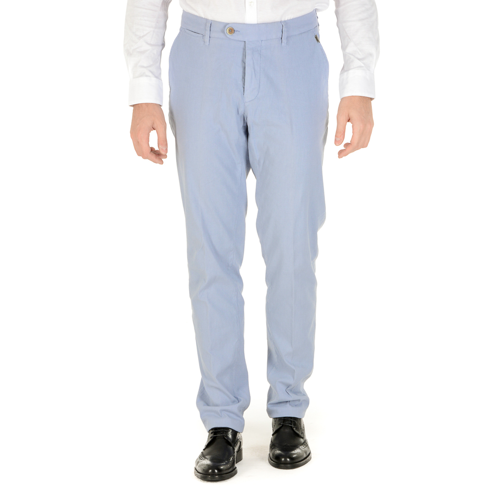 Corneliani Pantaloni Uomo Grigio Chiaro