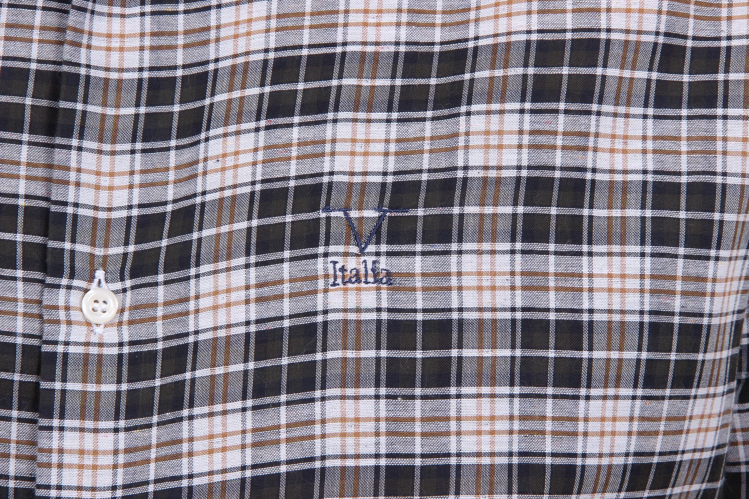 V 1969 Italia Camicia da uomo Modern Classic Fit 377 VAR. 201