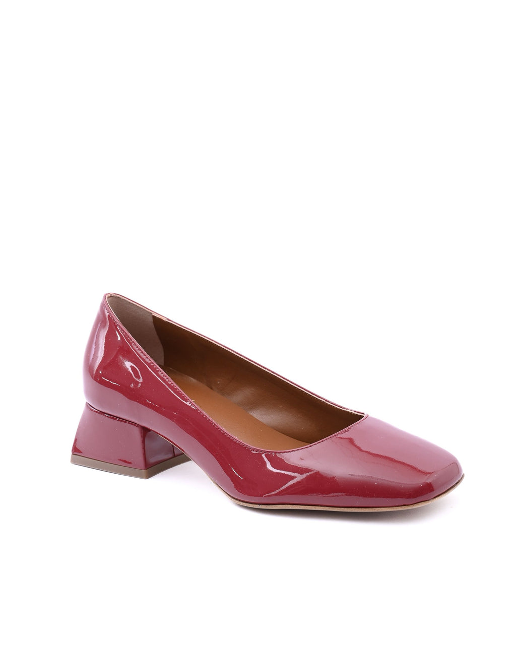 19V69 Italia Ballerina con tacco da donna SOFIA VERNICE ROSSO