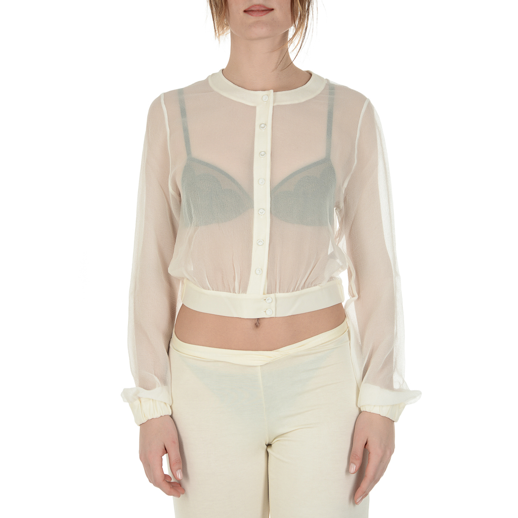 La Perla Top Giacca Donna Beige