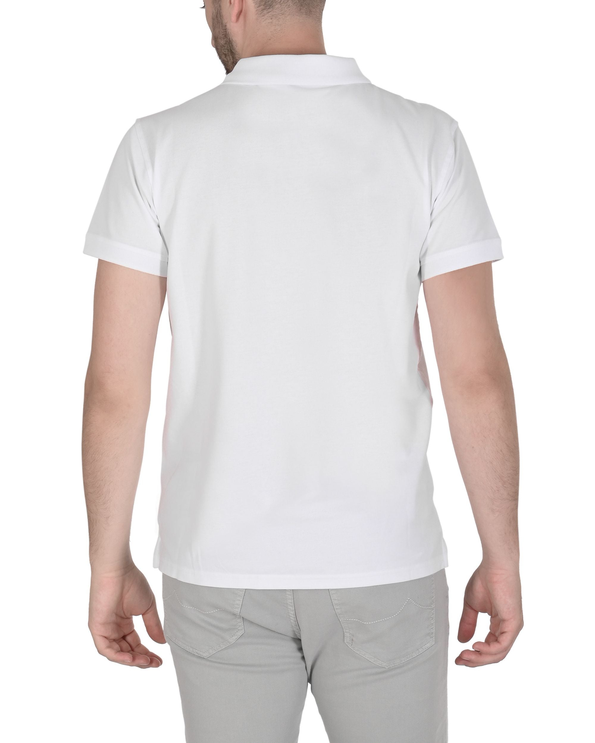19V69 Italia Polo Uomo VSC1MPL01 BIANCO